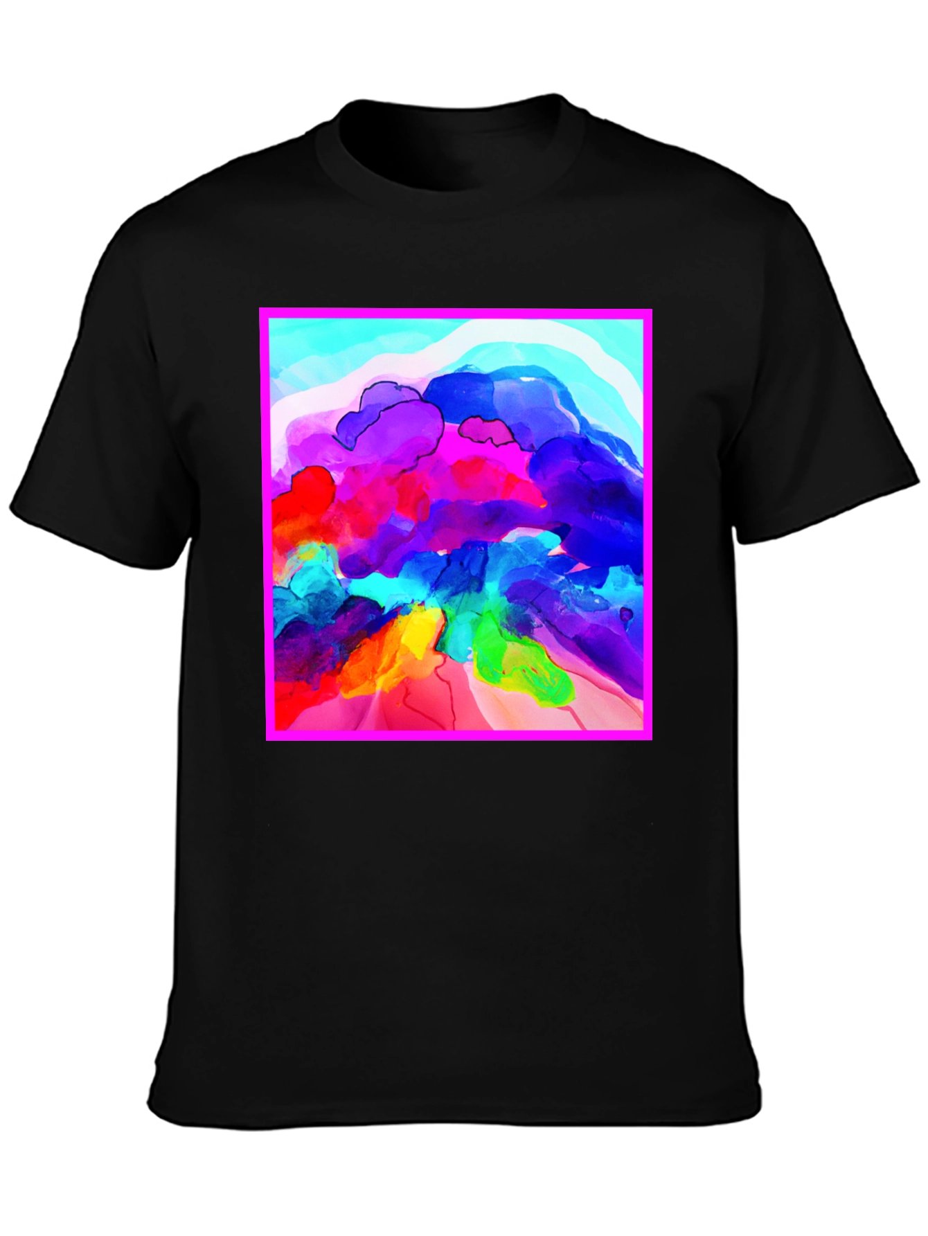 Abstract Art Tee - Colorful Graphic Print