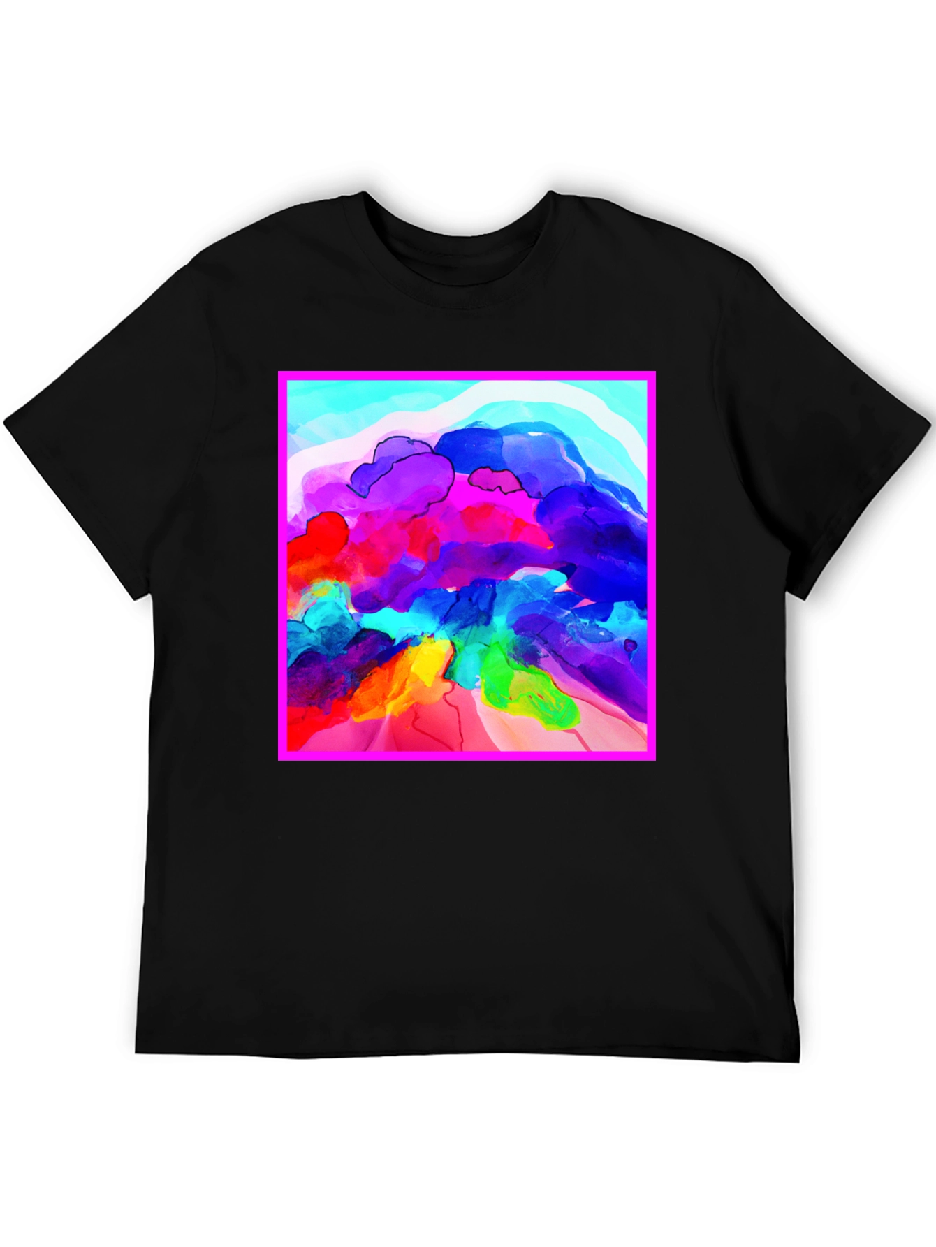 Abstract Art Tee - Colorful Graphic Print