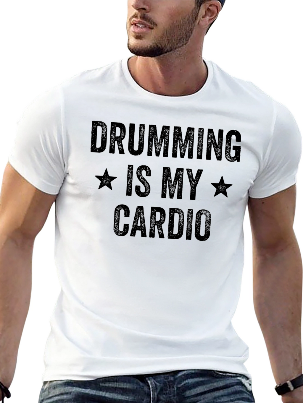 Drumming Is My Cardio Graphic Tee