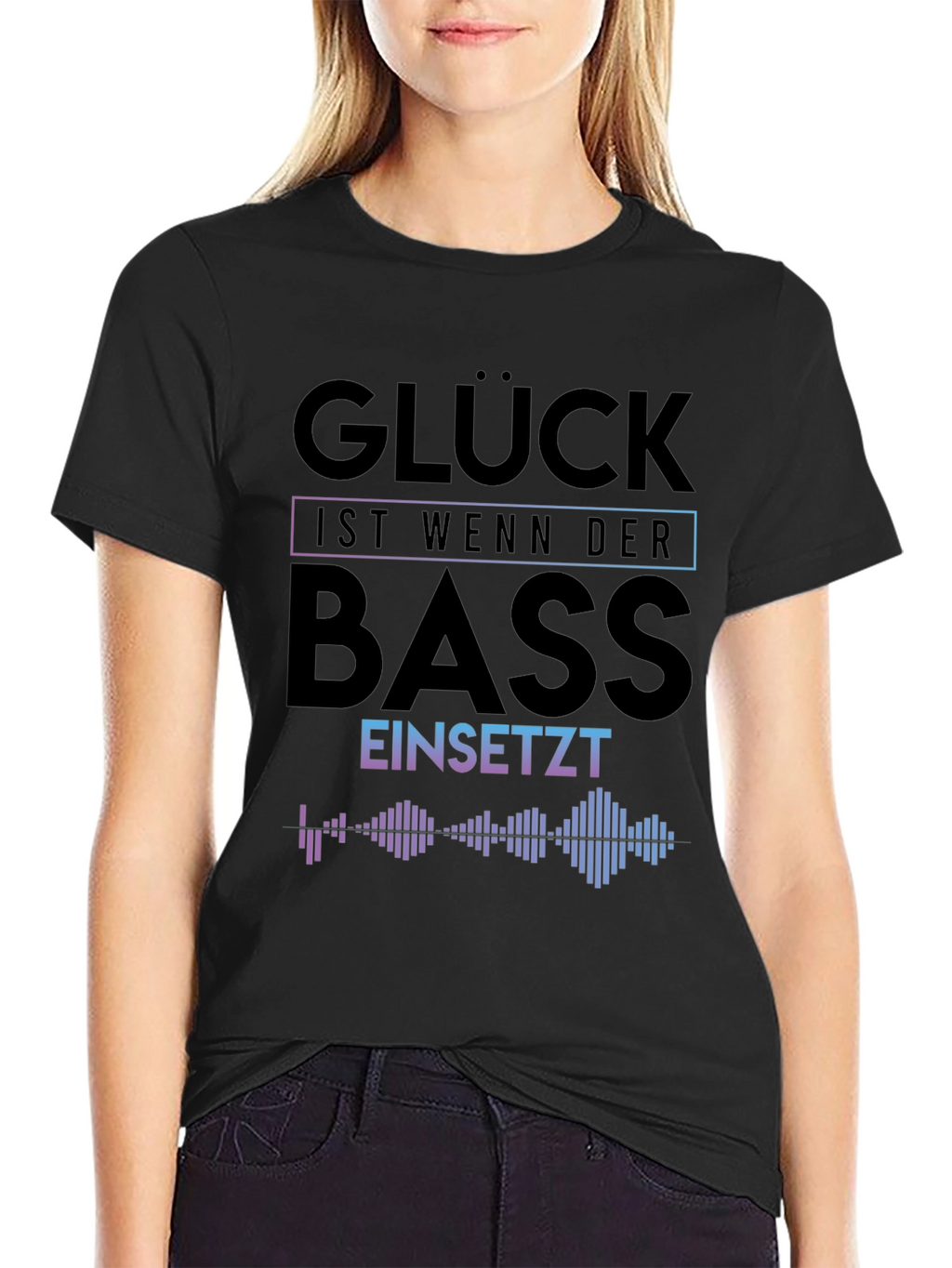 Gluck Ist Wenn Der Bass T-Shirt