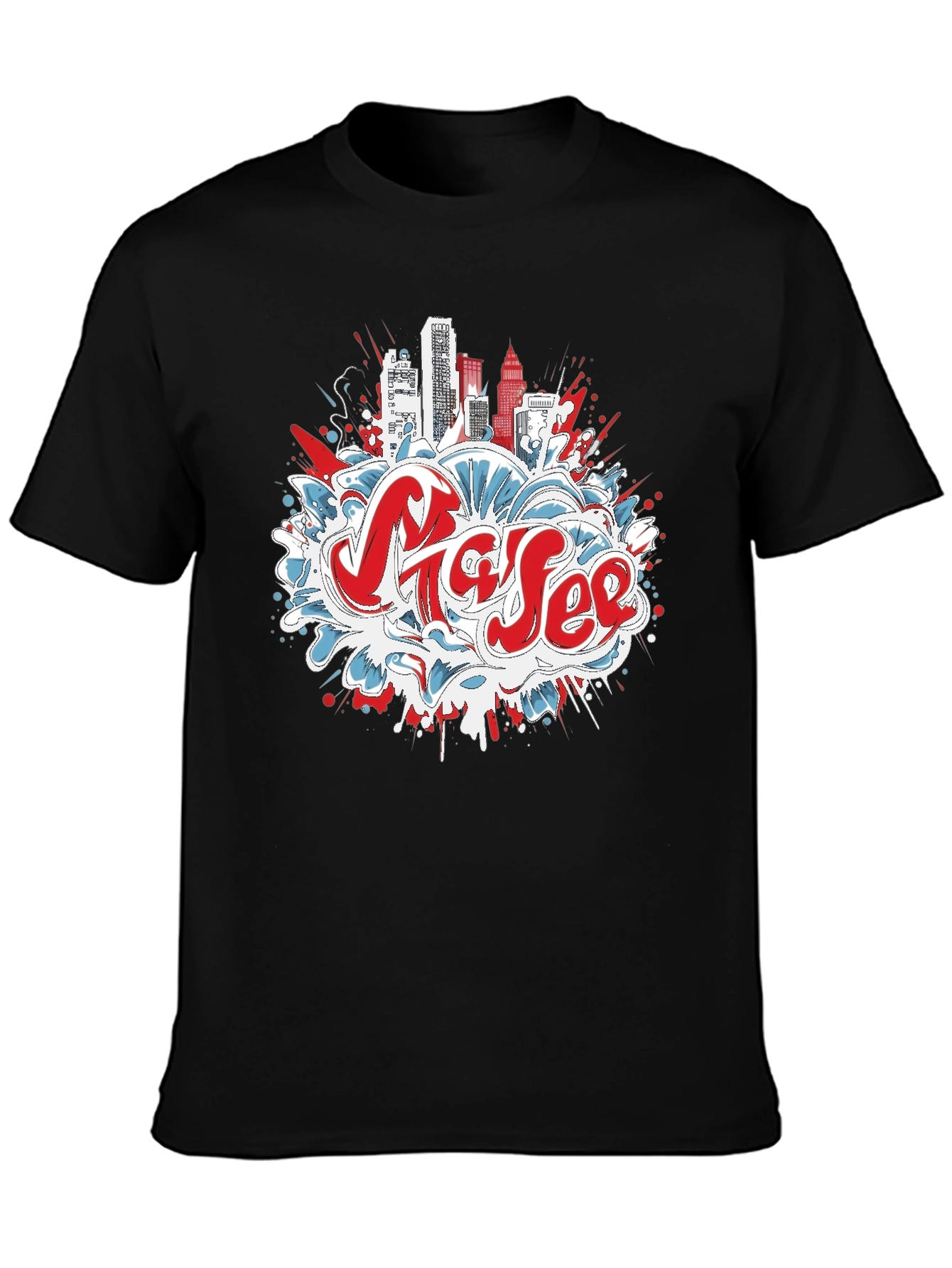Urban Graffiti Graphic Tee