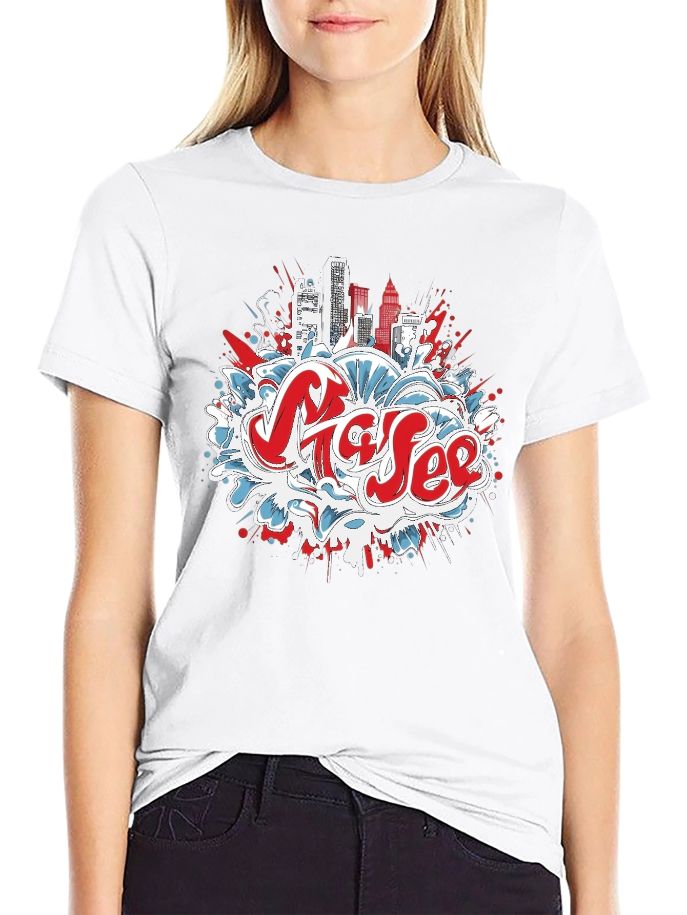 Urban Graffiti Graphic Tee