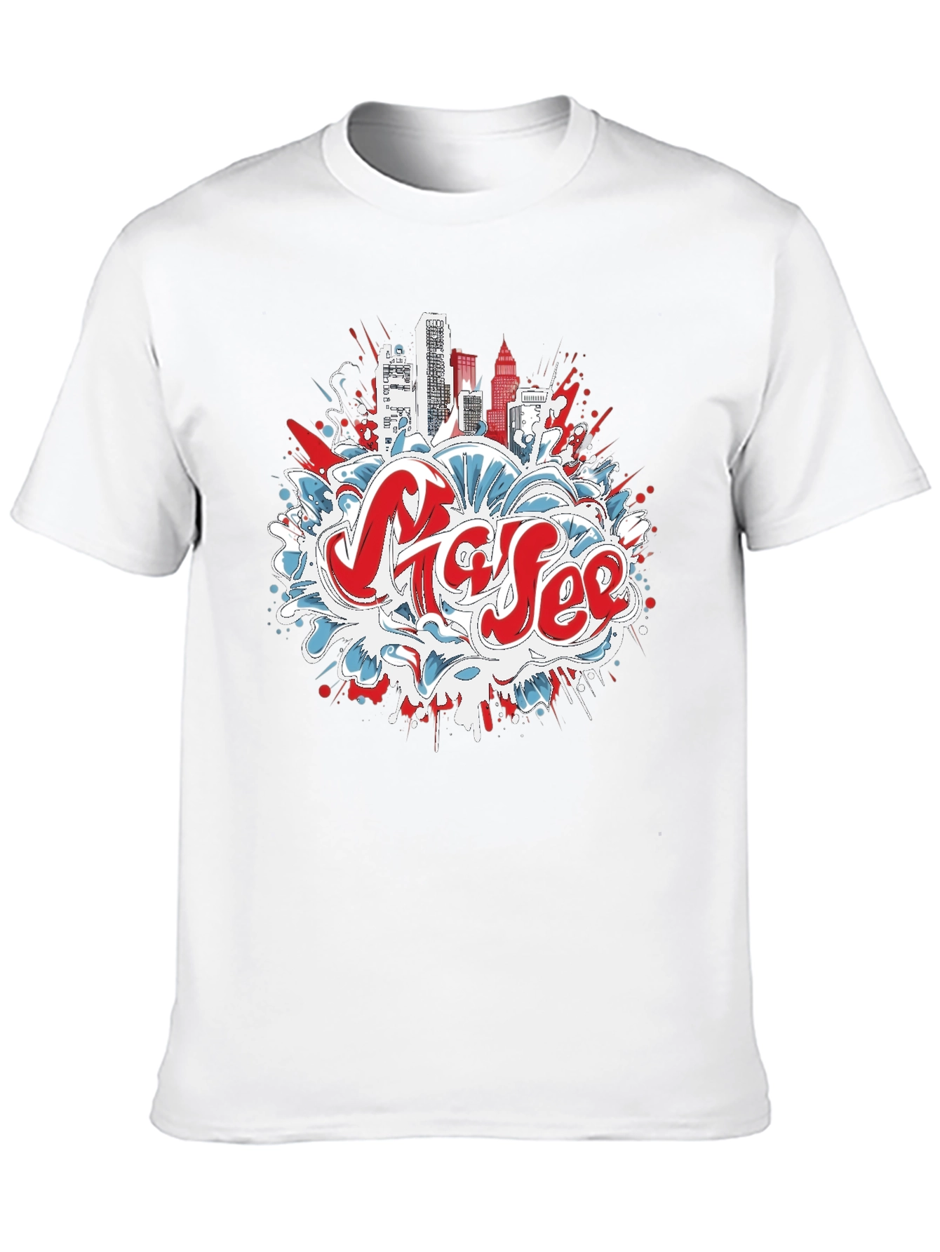 Urban Graffiti Graphic Tee