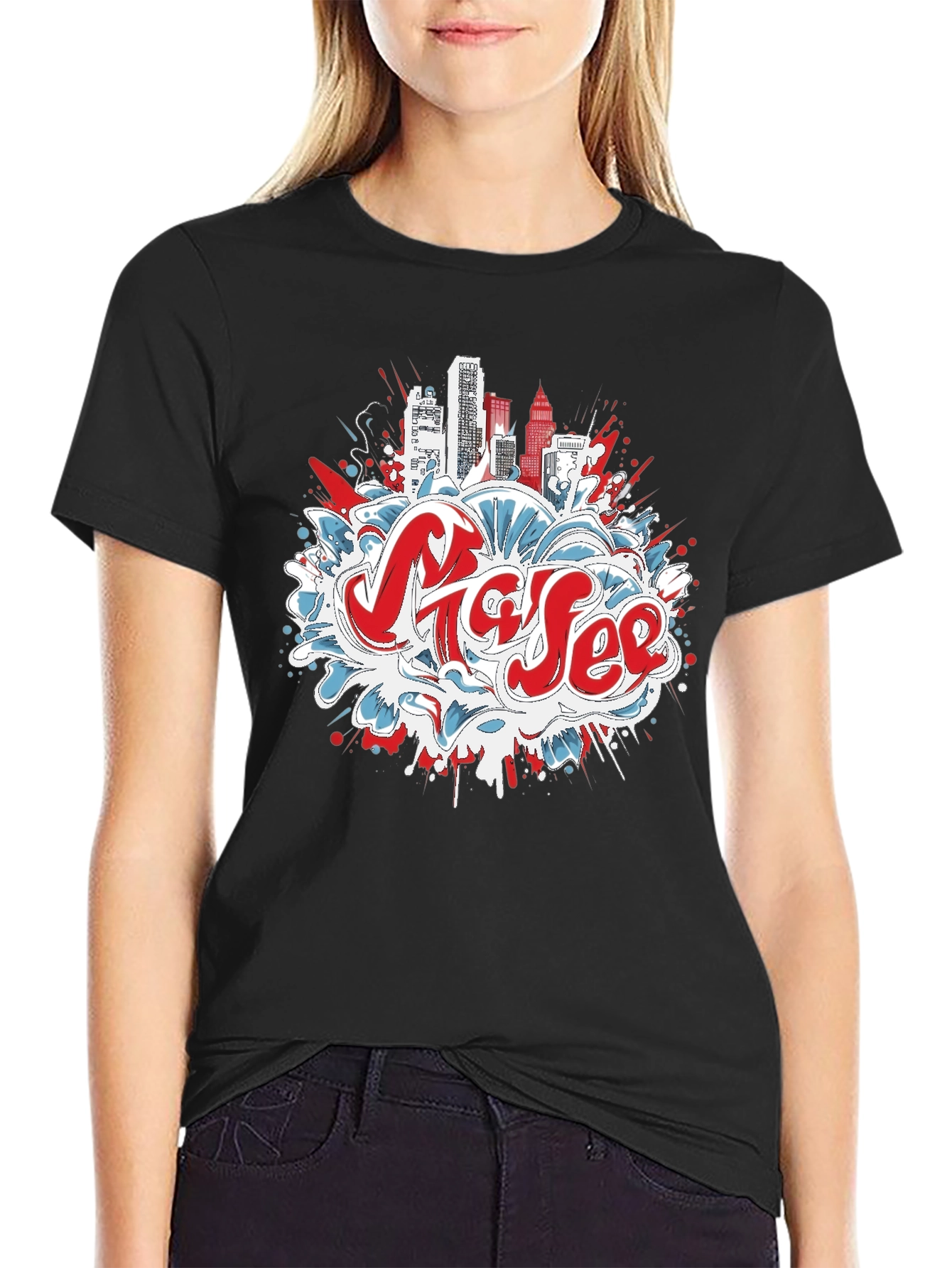 Urban Graffiti Graphic Tee