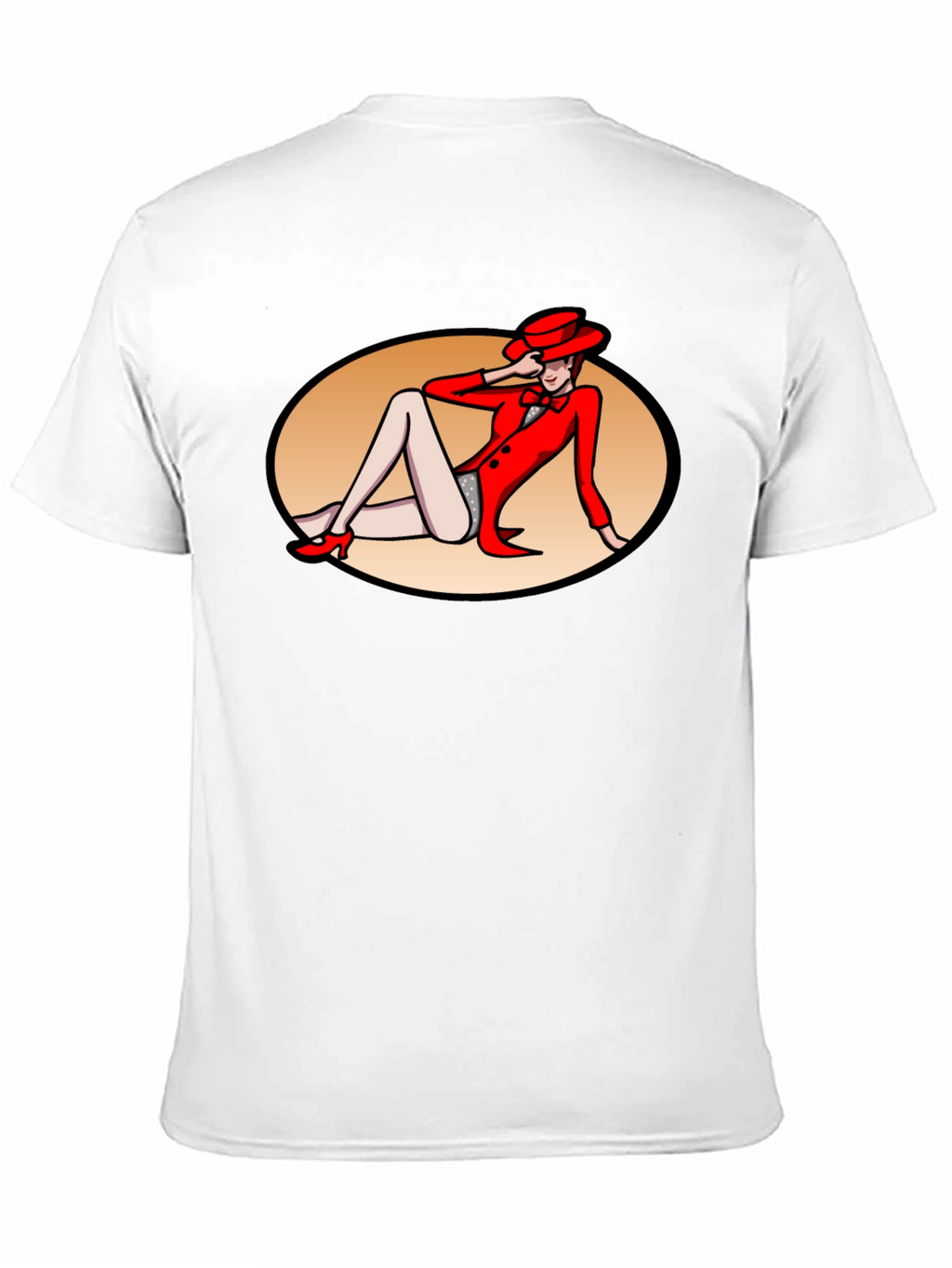 Retro Cabaret Girl Graphic T-Shirt