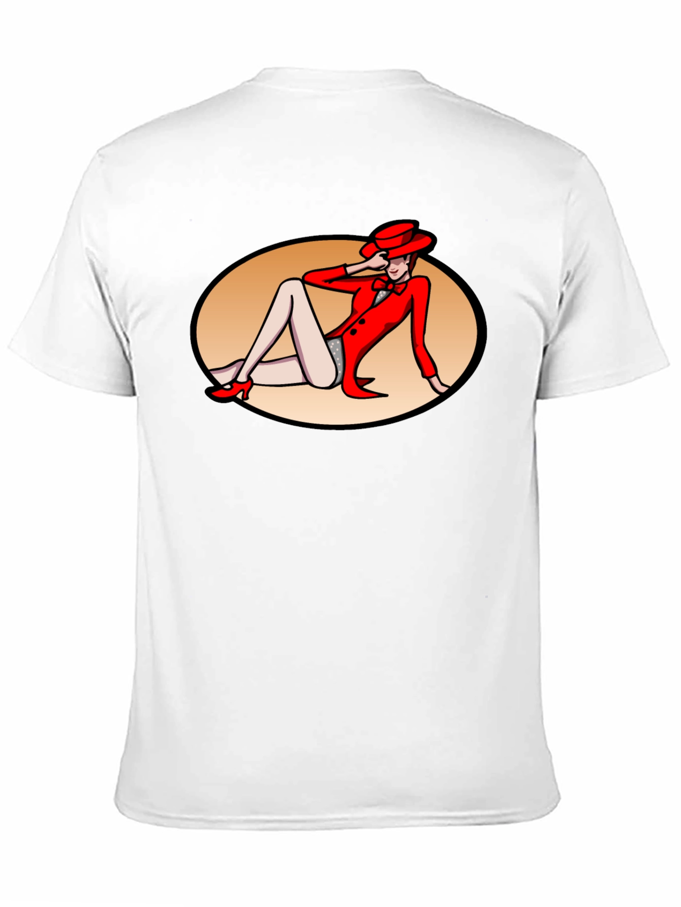 Retro Cabaret Girl Graphic T-Shirt