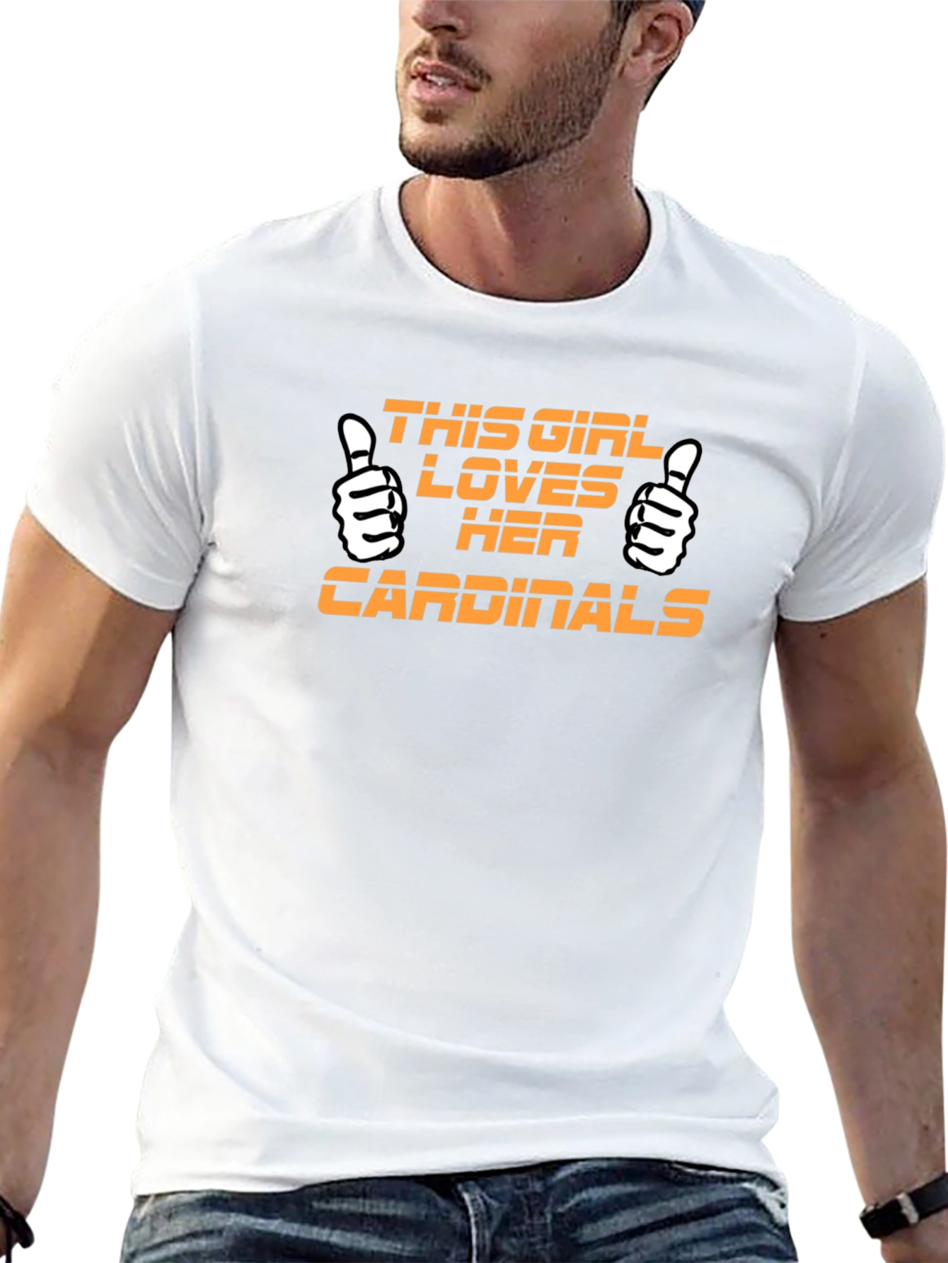 Cardinals Fan T-Shirt - This Girl Loves Her Team!