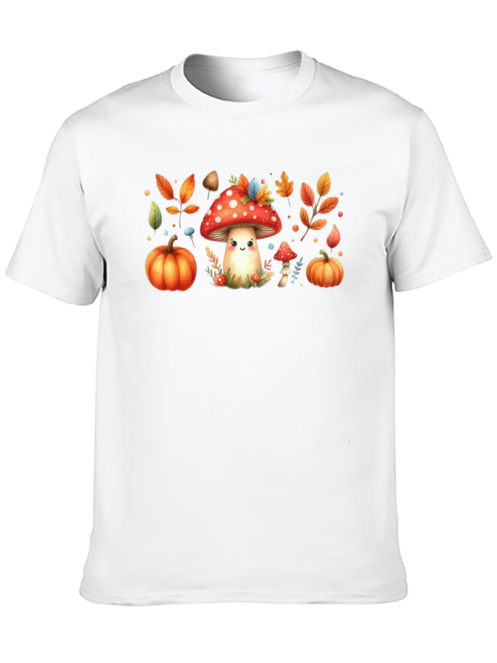 Fall Harvest Mushroom Graphic Tee