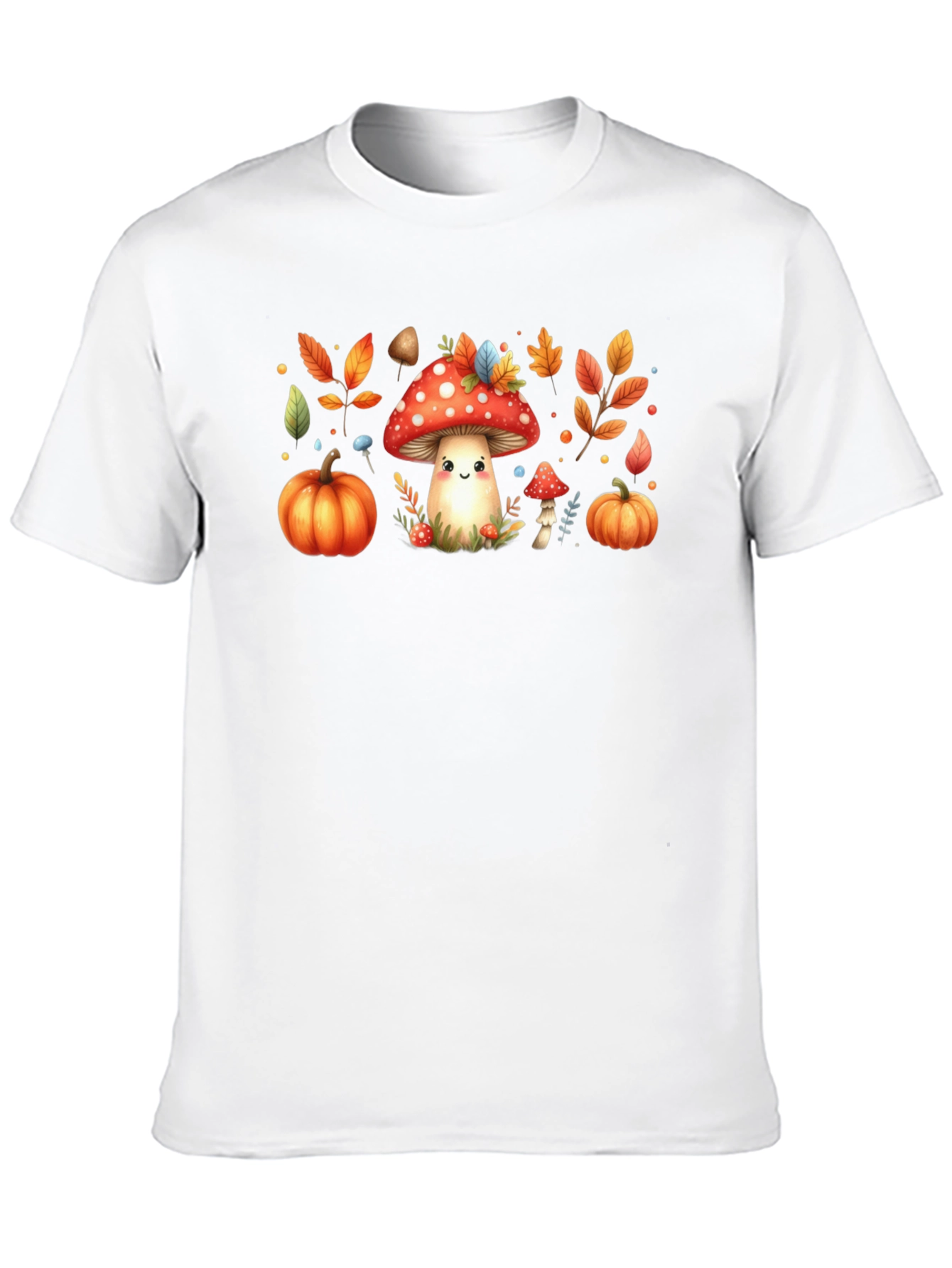 Fall Harvest Mushroom Graphic Tee