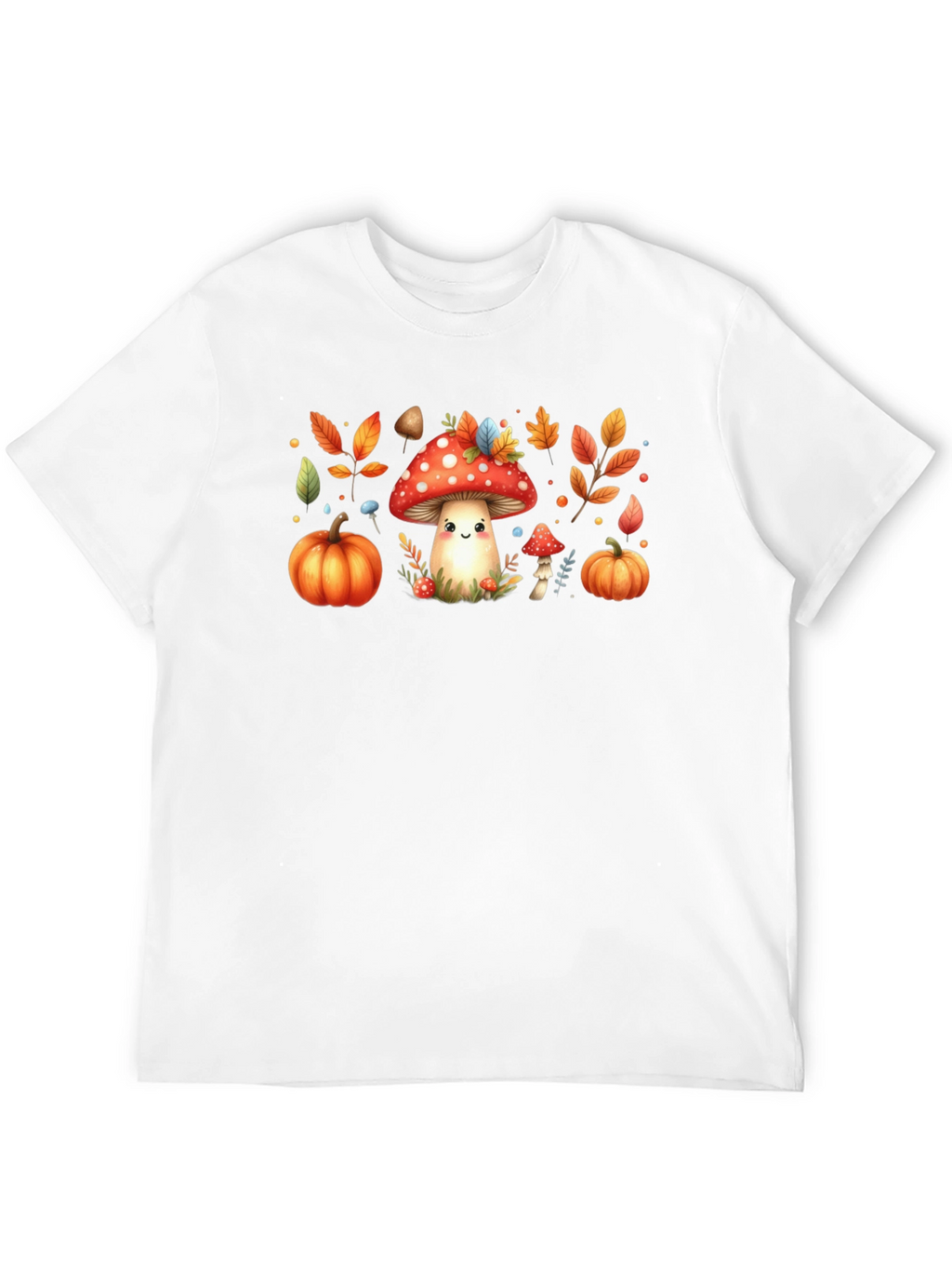 Fall Harvest Mushroom Graphic Tee