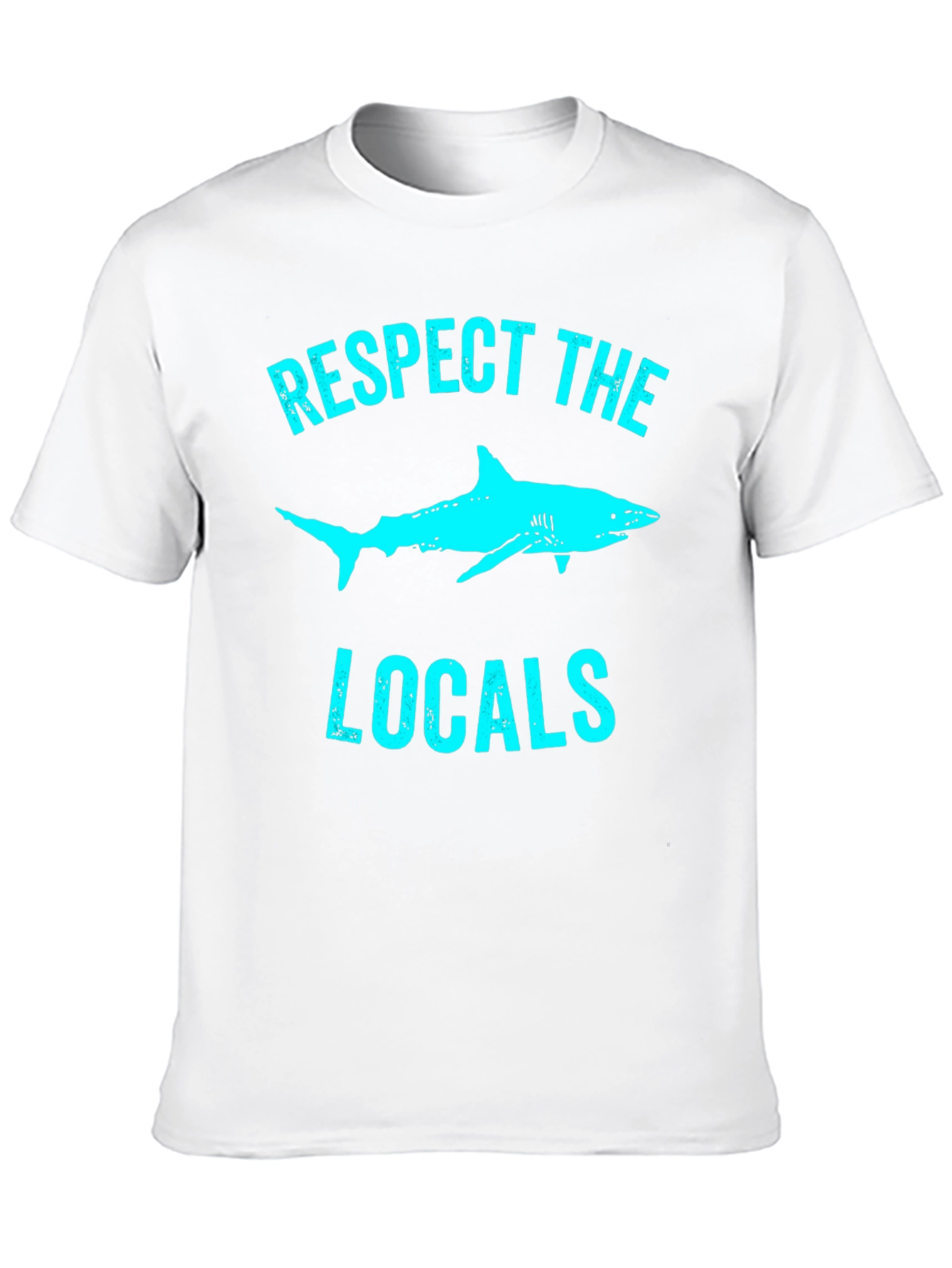 Respect the Locals Shark Graphic Tee - Black