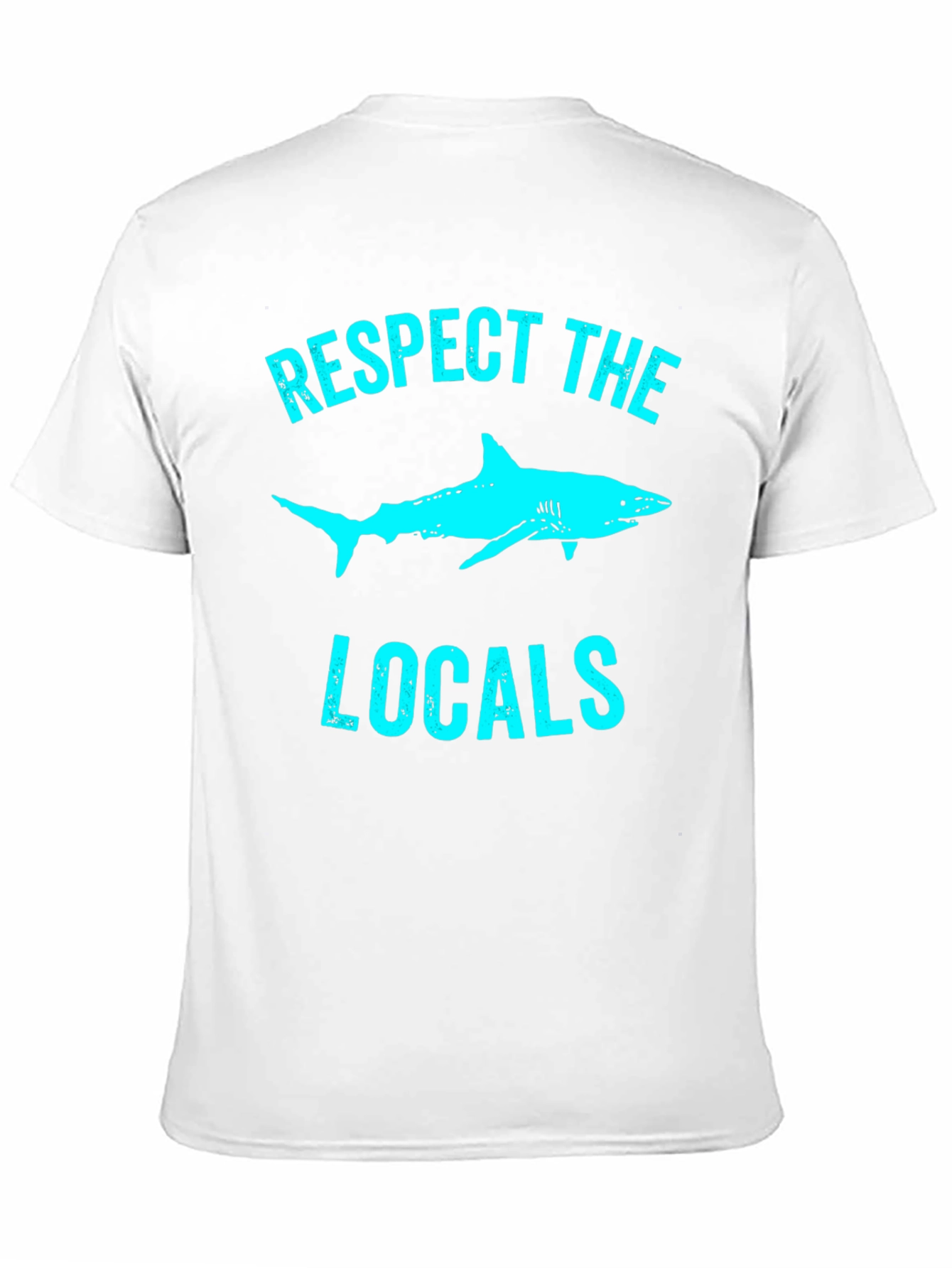 Respect the Locals Shark Graphic Tee - Black