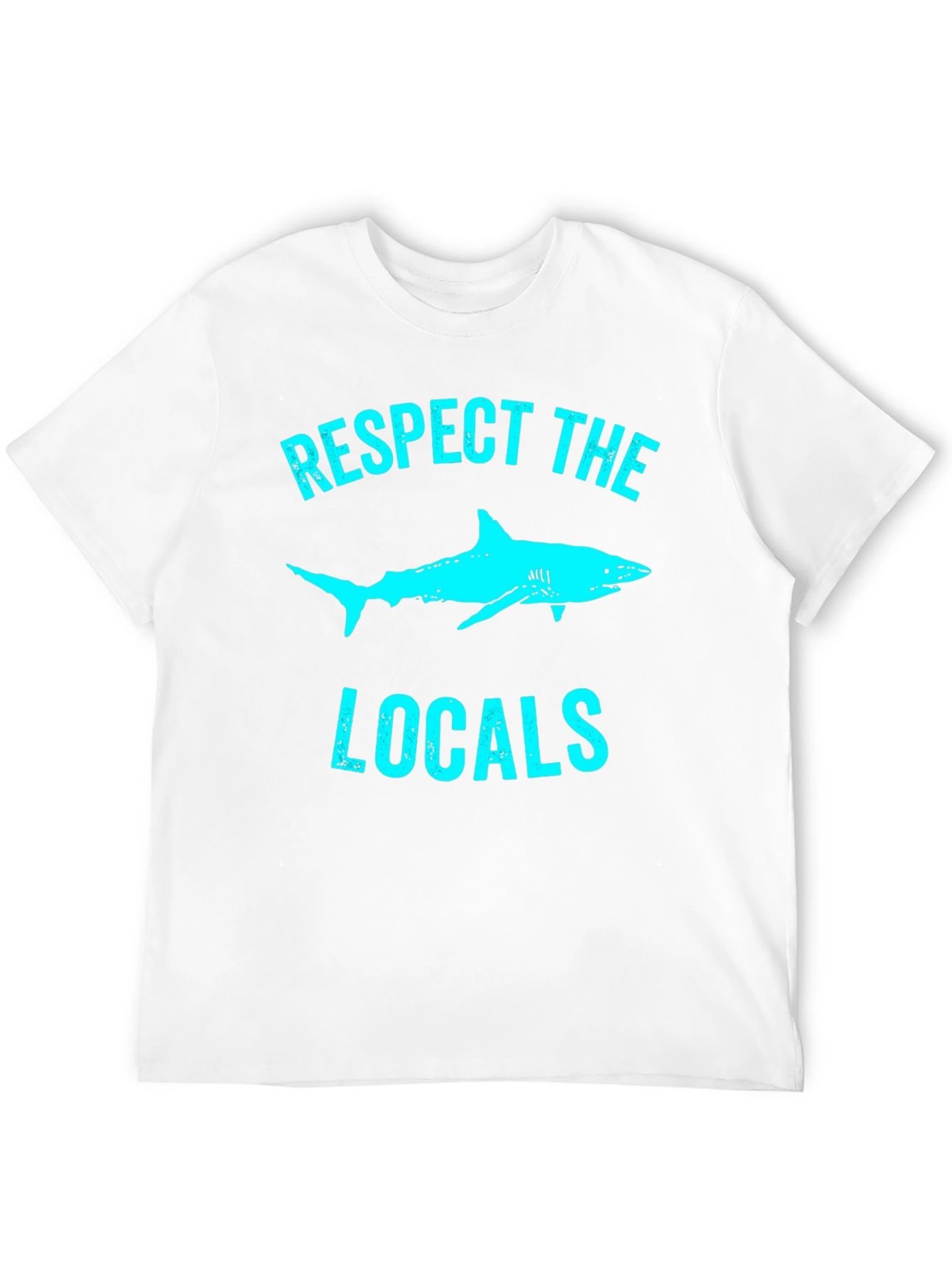 Respect the Locals Shark Graphic Tee - Black