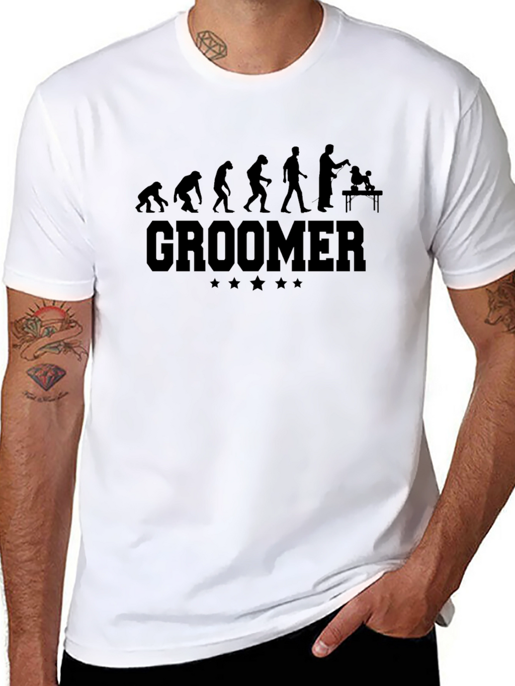 Groomer Evolution Black T-Shirt