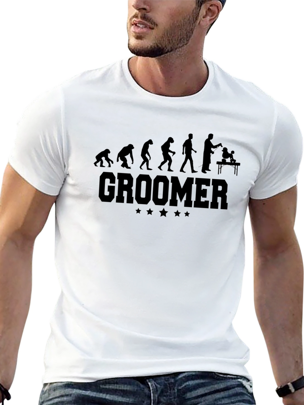 Groomer Evolution Black T-Shirt