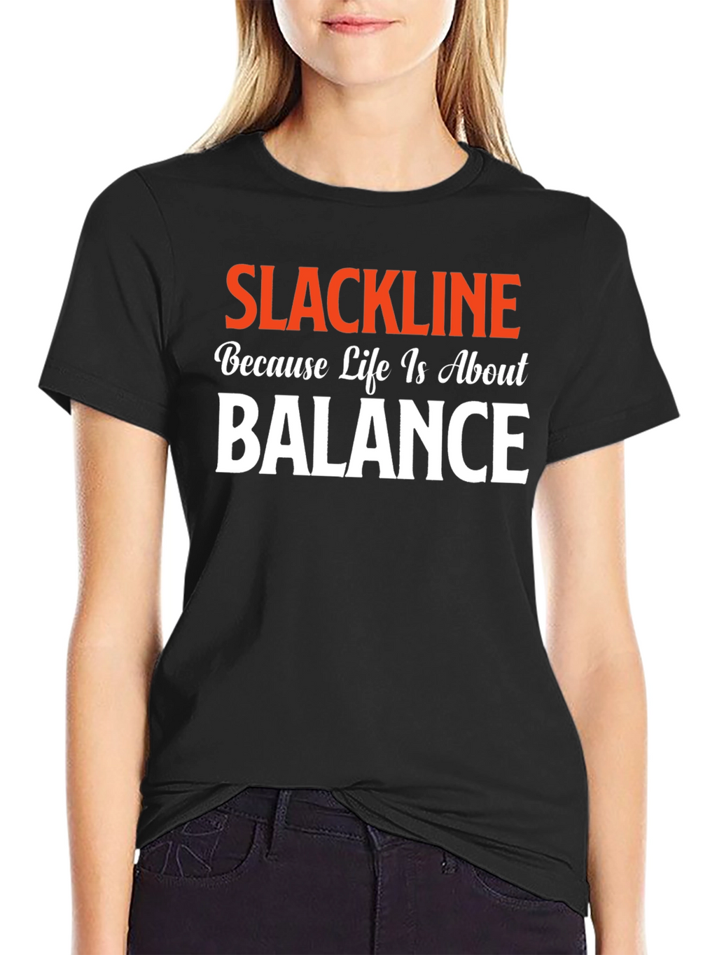Slackline Balance T-Shirt - Life About Balance