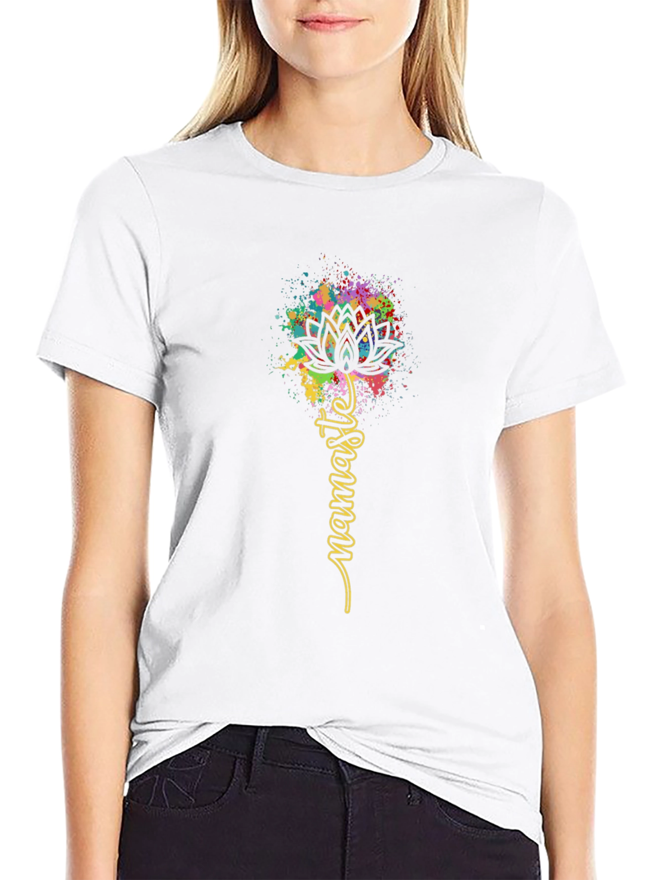 Namaste Lotus Flower T-Shirt