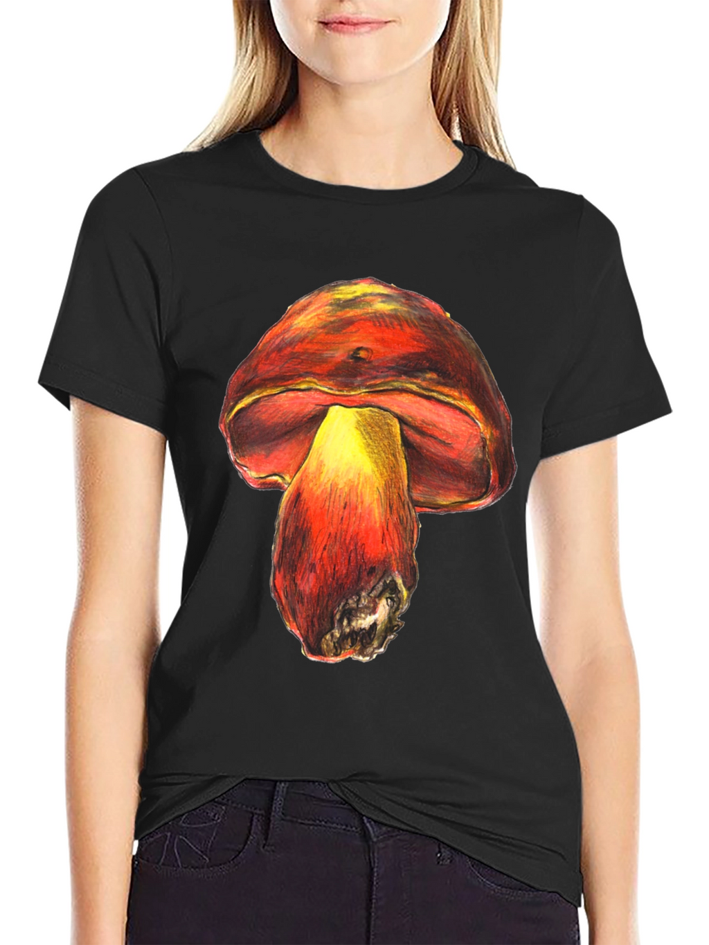 Mushroom Graphic Tee - Unique Unisex Design