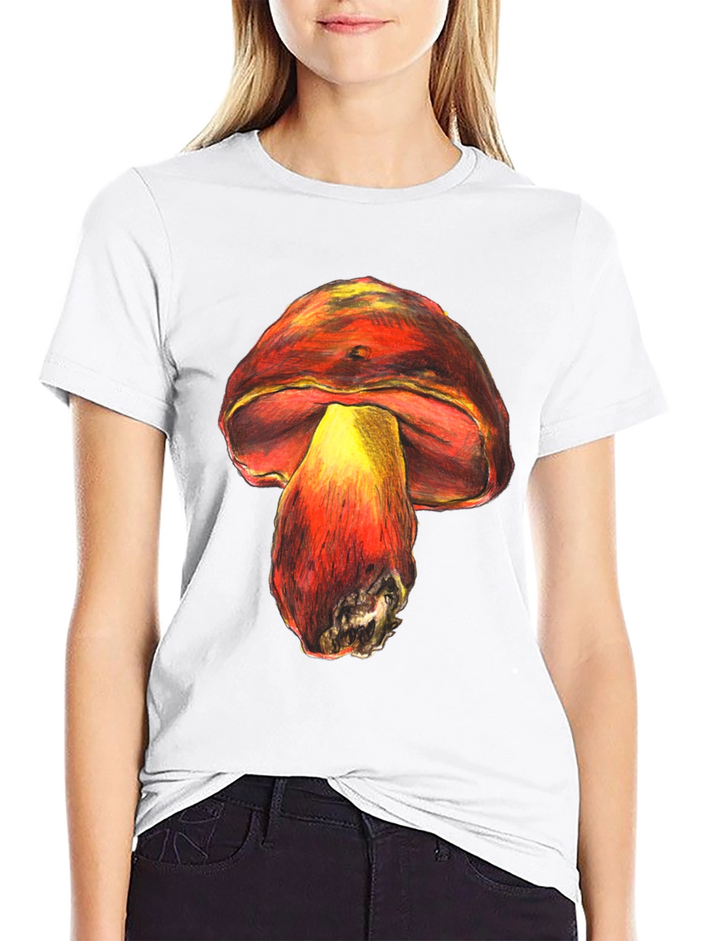 Mushroom Graphic Tee - Unique Unisex Design