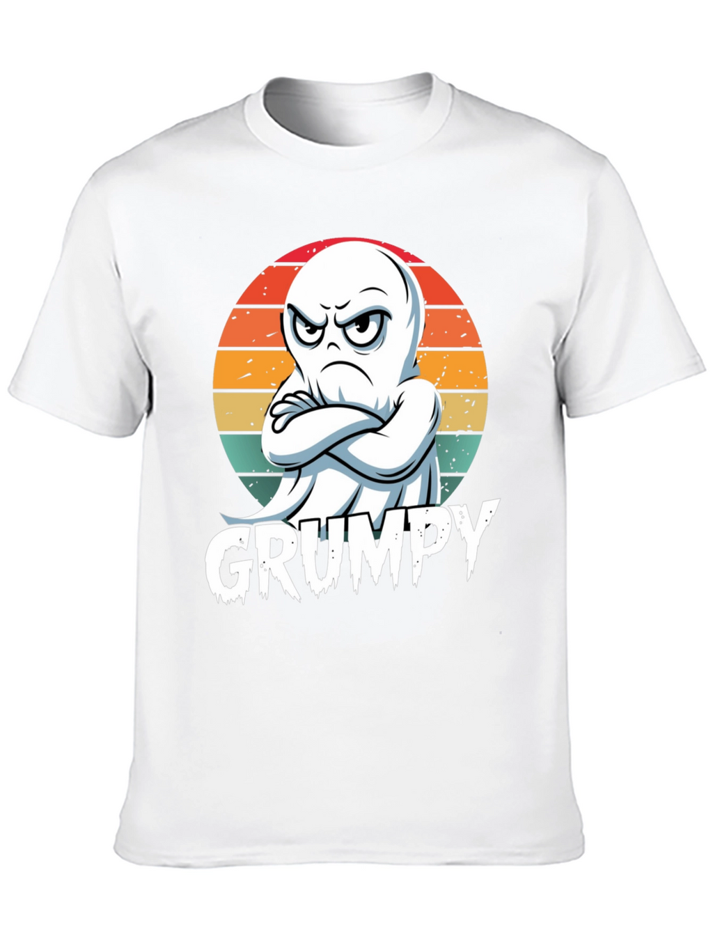 Grumpy Ghost T-Shirt - Halloween Apparel