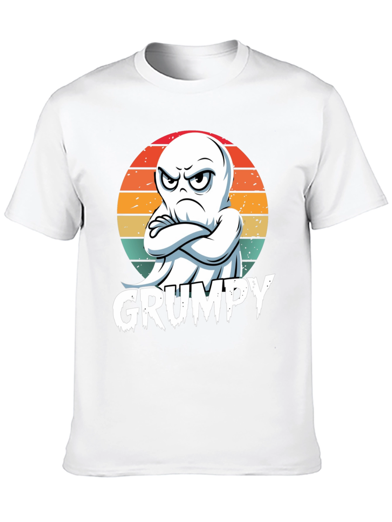 Grumpy Ghost T-Shirt - Halloween Apparel
