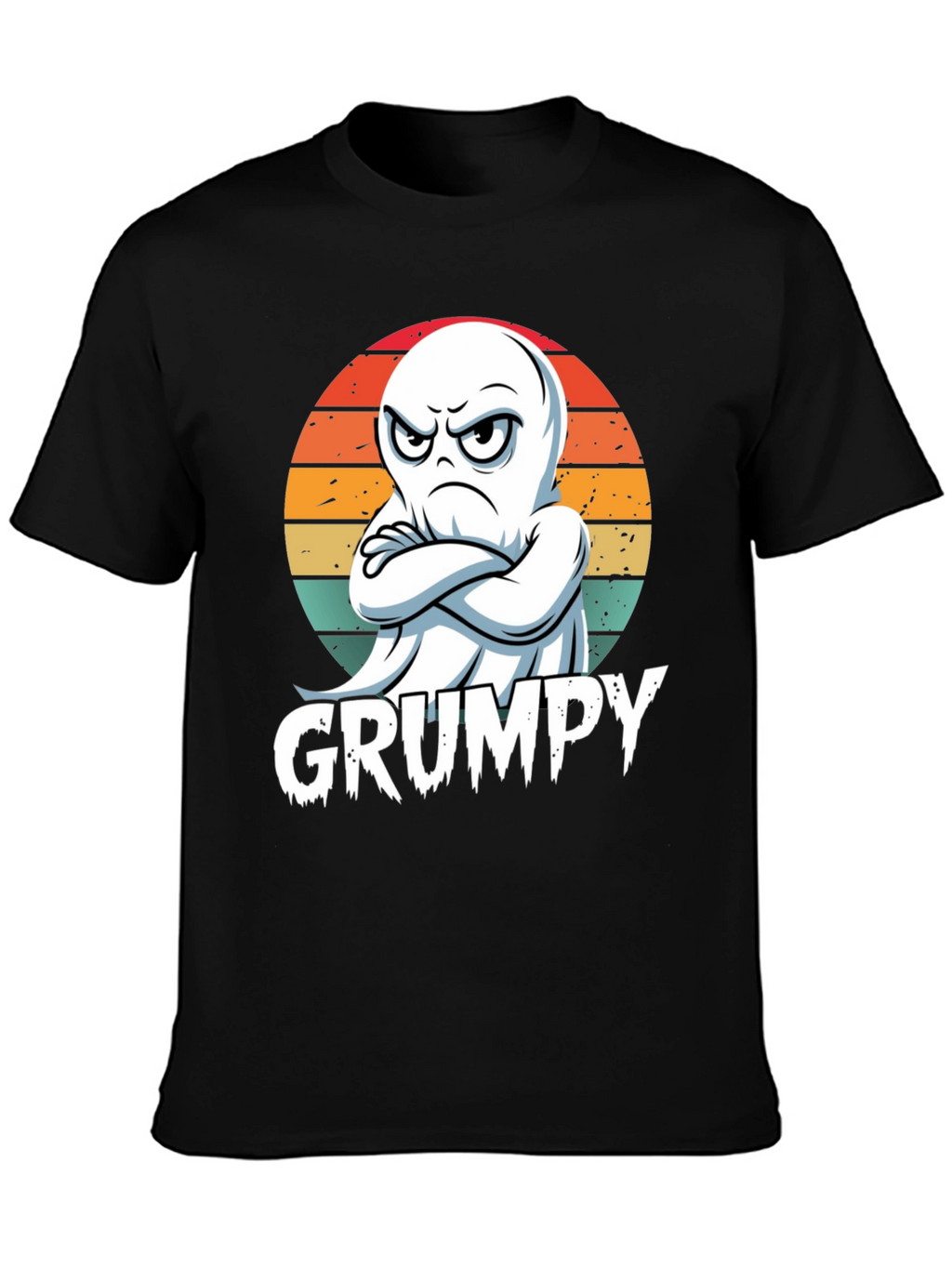 Grumpy Ghost T-Shirt - Halloween Apparel