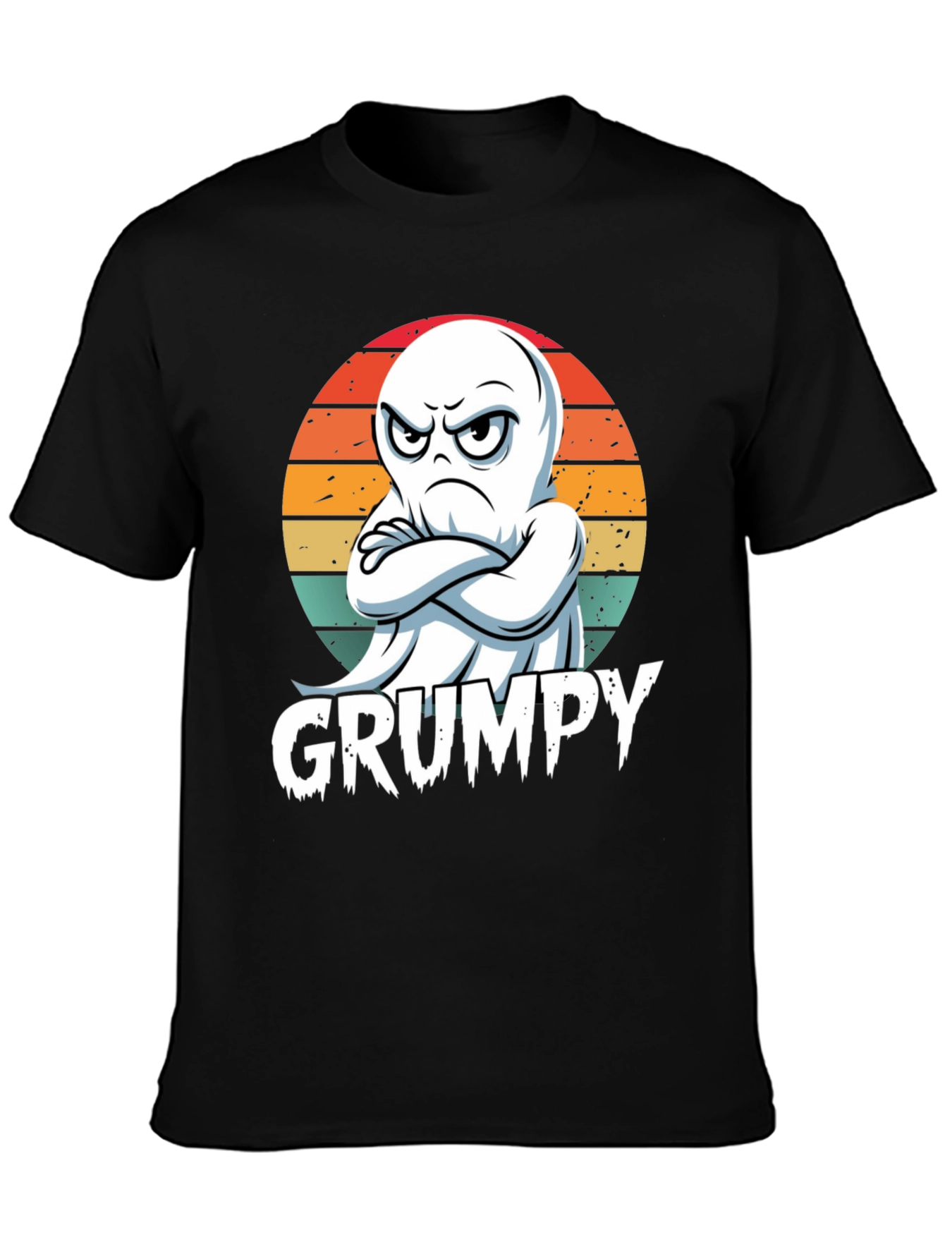 Grumpy Ghost T-Shirt - Halloween Apparel
