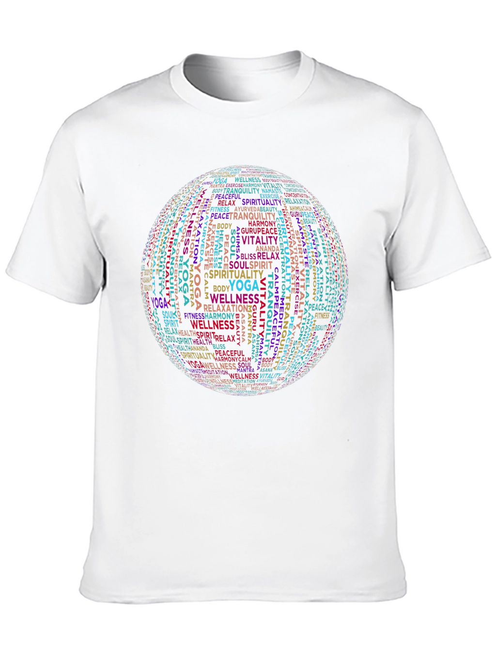 Yoga Wellness Sphere Graphic T-Shirt - Spiritual Comfort