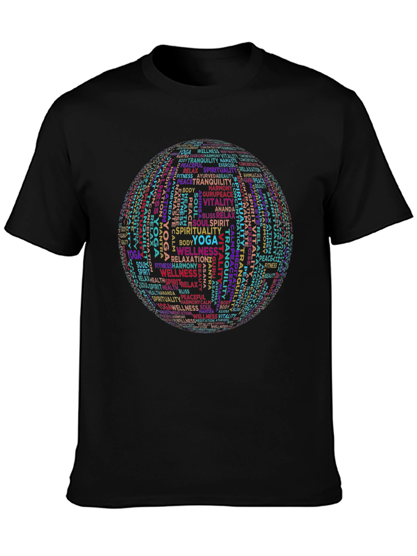 Yoga Wellness Sphere Graphic T-Shirt - Spiritual Comfort
