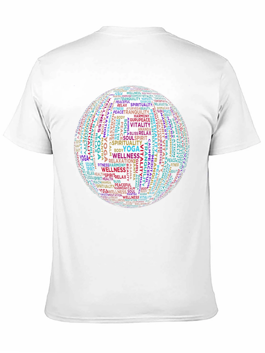Yoga Wellness Sphere Graphic T-Shirt - Spiritual Comfort
