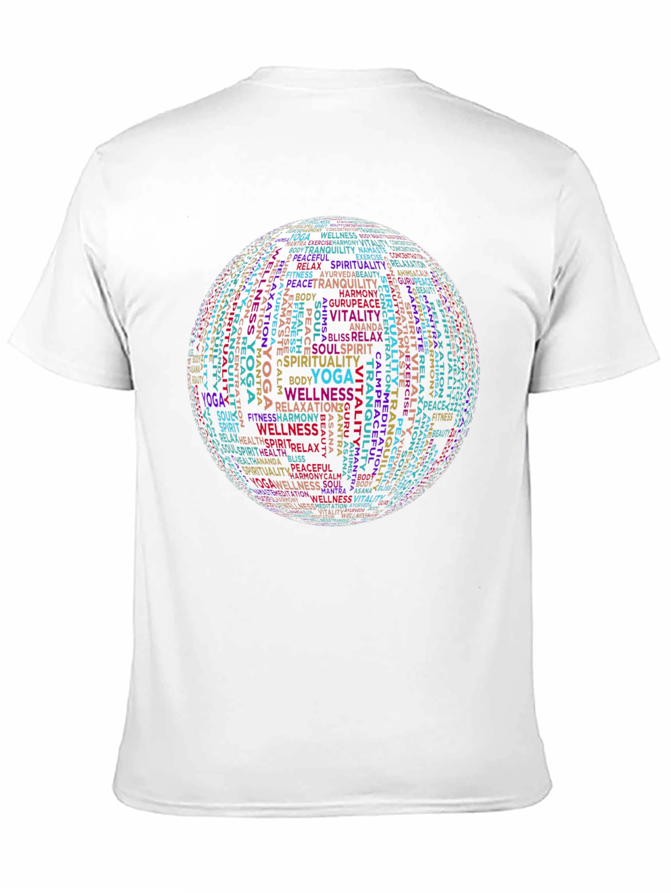 Yoga Wellness Sphere Graphic T-Shirt - Spiritual Comfort