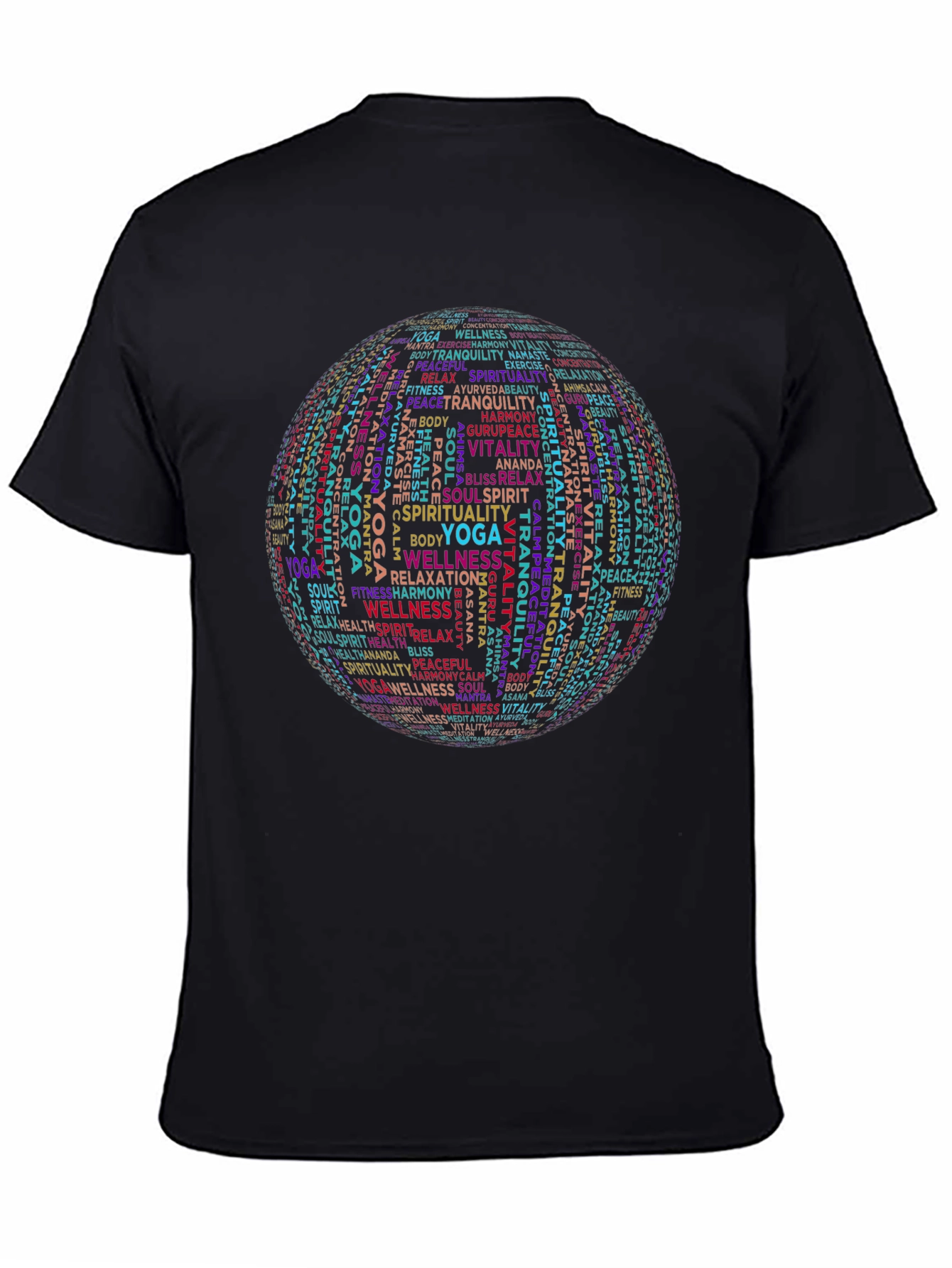 Yoga Wellness Sphere Graphic T-Shirt - Spiritual Comfort