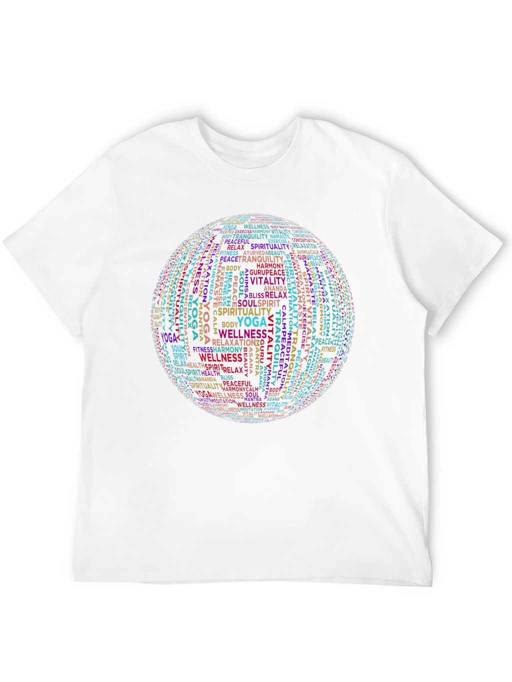 Yoga Wellness Sphere Graphic T-Shirt - Spiritual Comfort