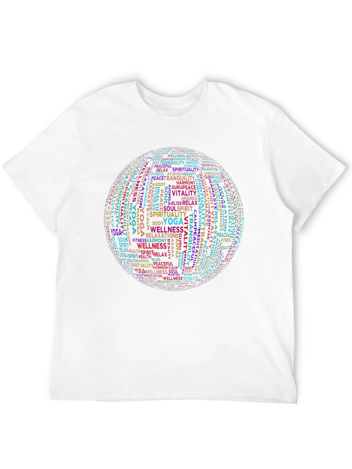 Yoga Wellness Sphere Graphic T-Shirt - Spiritual Comfort