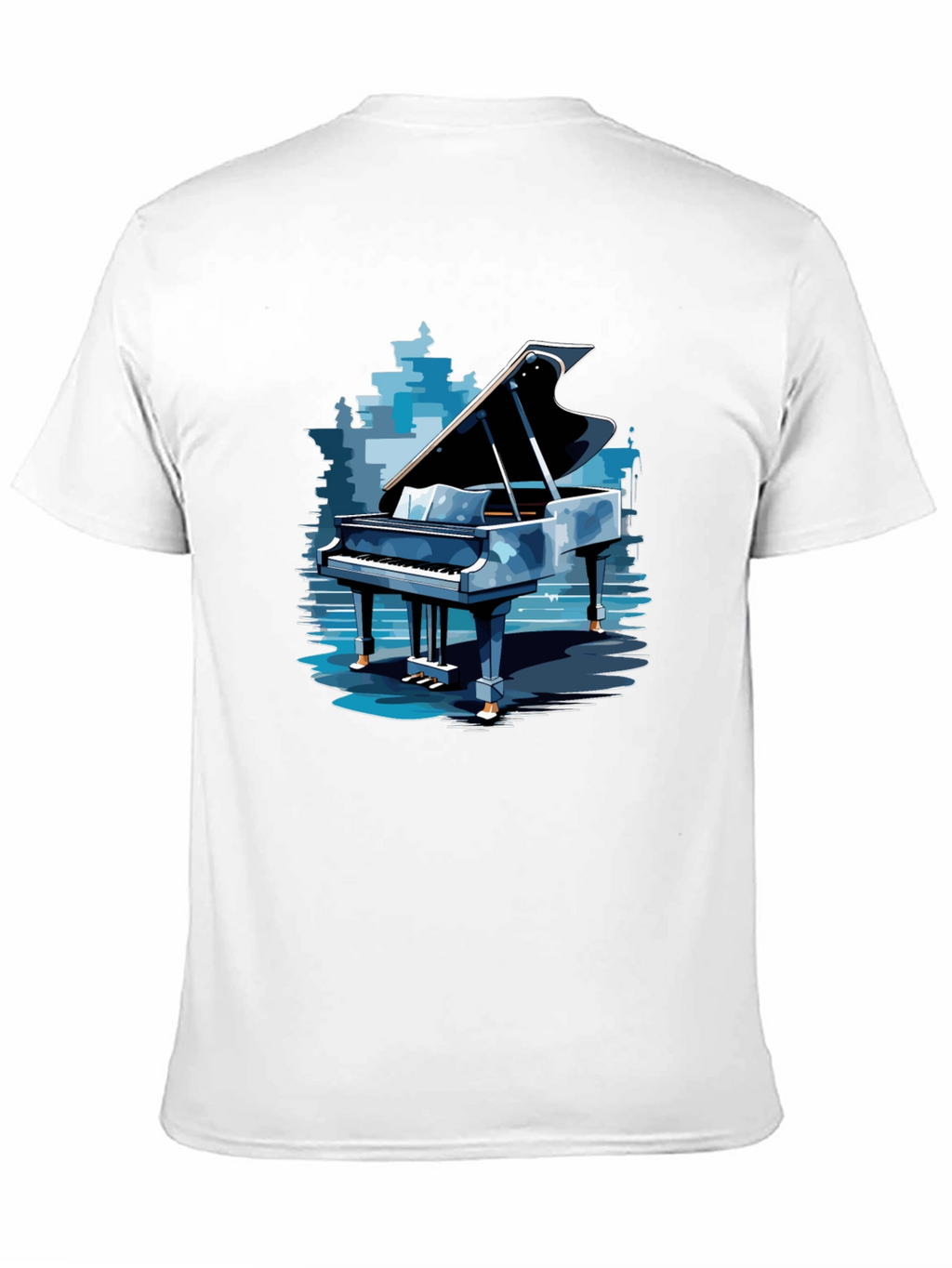 Piano Graphic Tee - Stylish Music Lovers Apparel