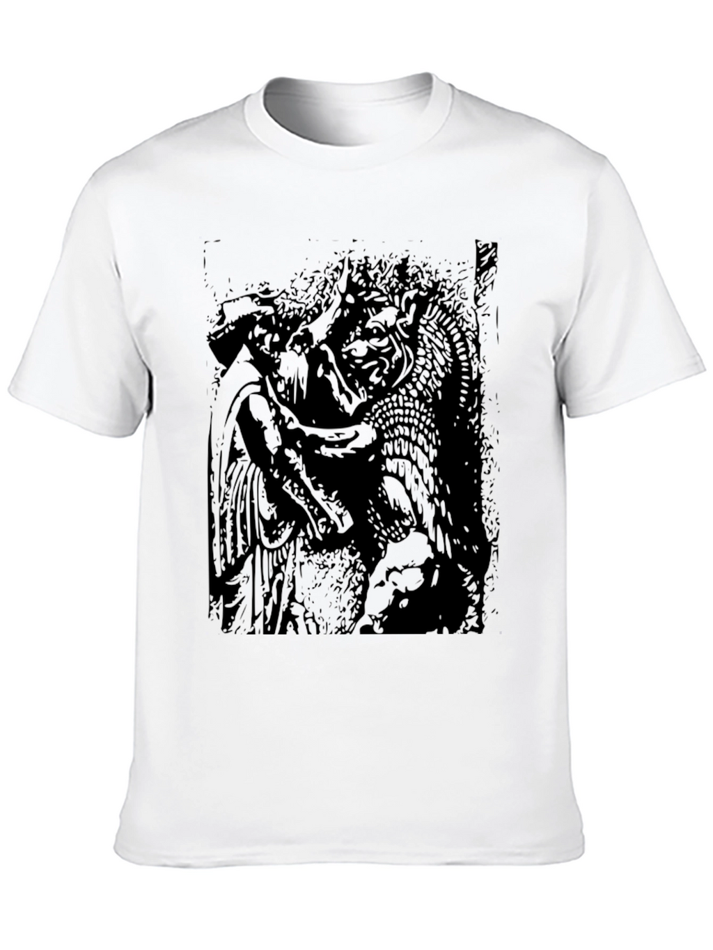 Mythic Art Graphic Black Tee