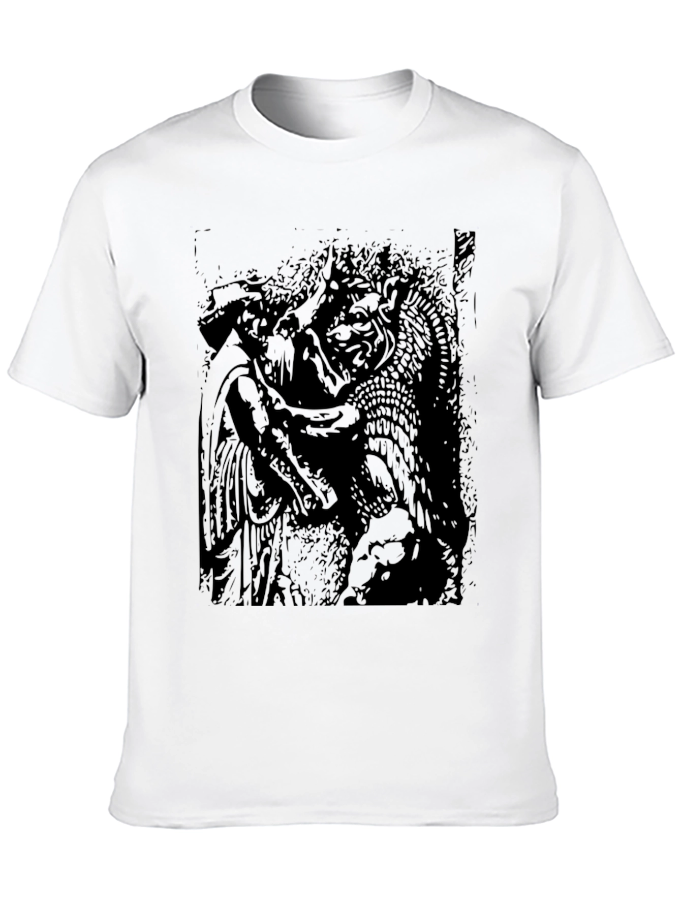 Mythic Art Graphic Black Tee