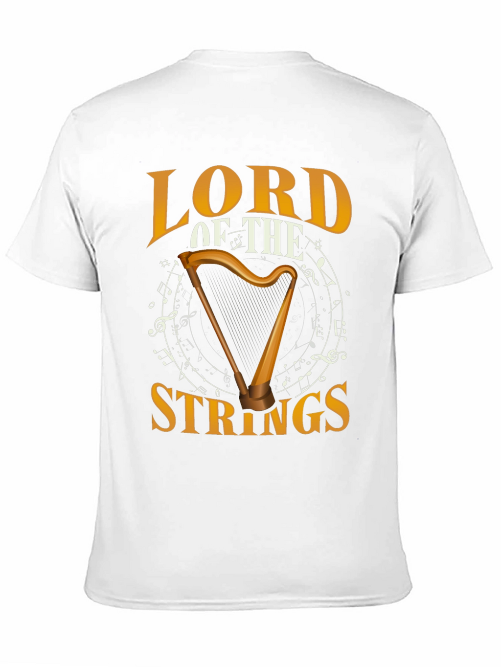 Lord of the Strings Harp Graphic T-Shirt