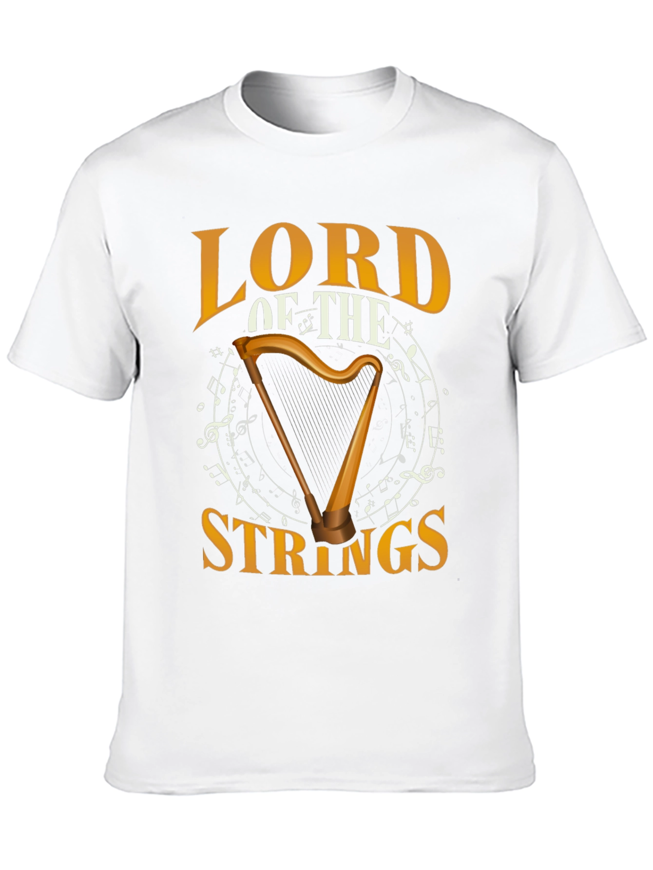 Lord of the Strings Harp Graphic T-Shirt