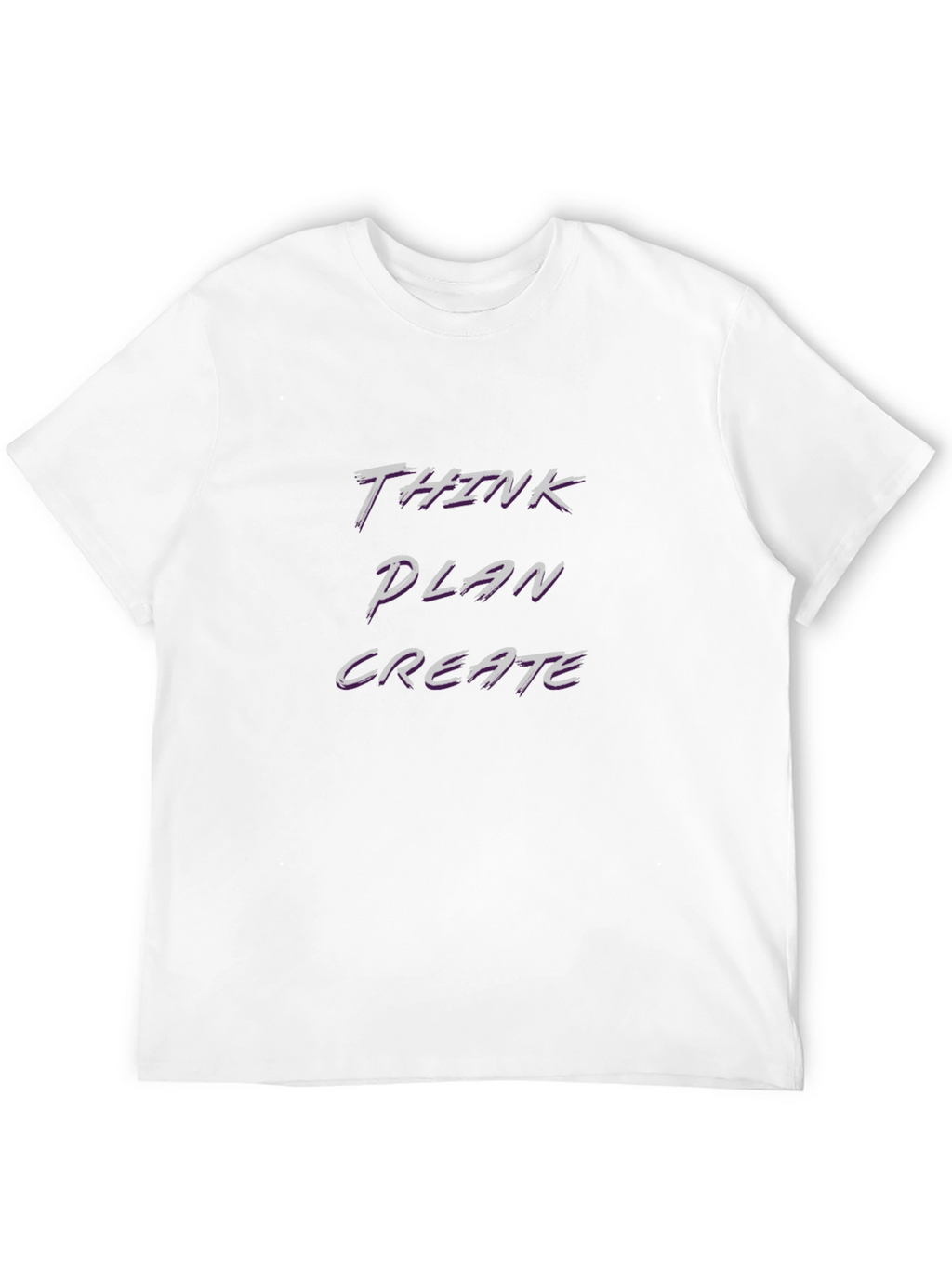 Think Plan Create Black T-Shirt