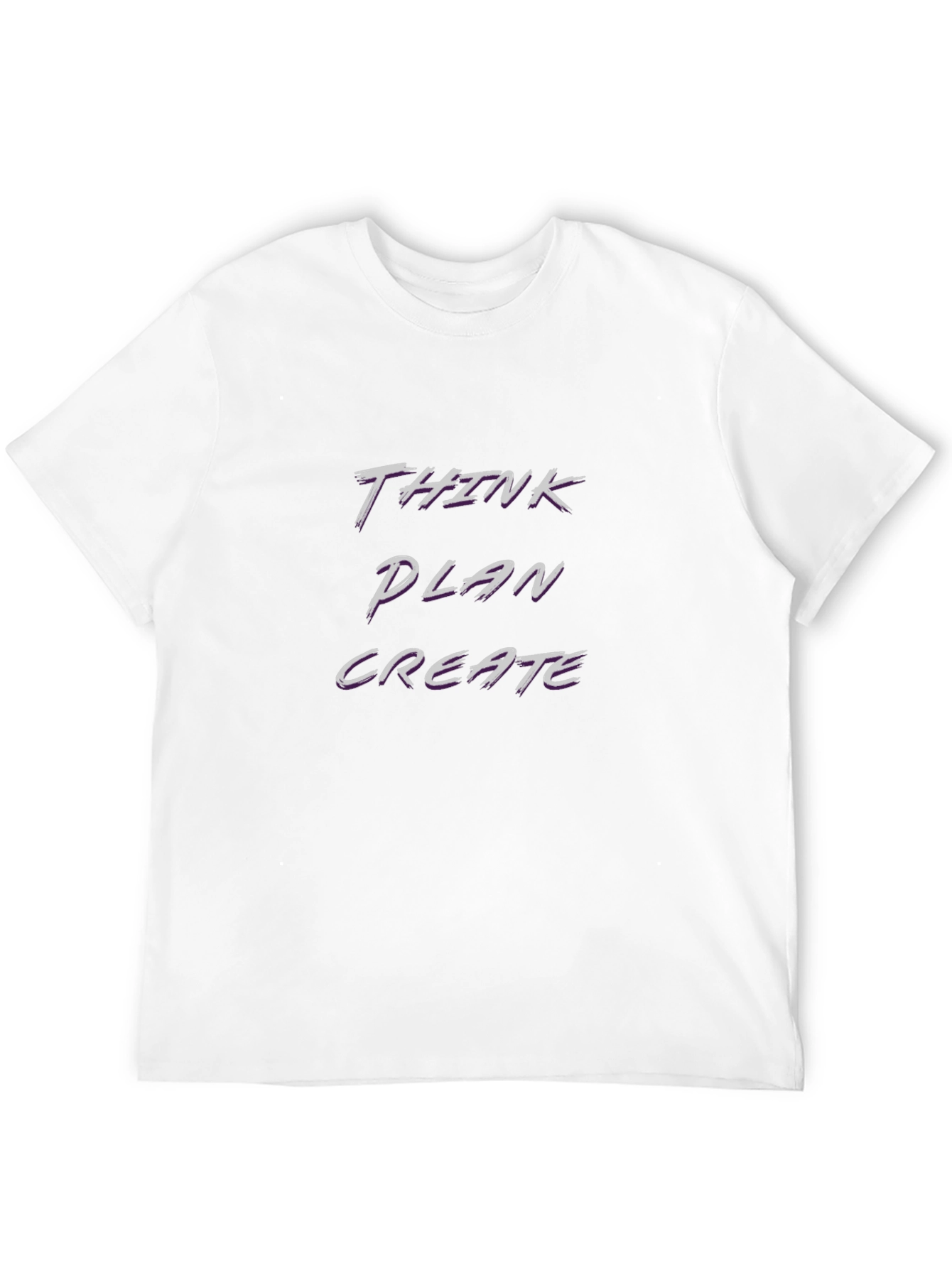 Think Plan Create Black T-Shirt