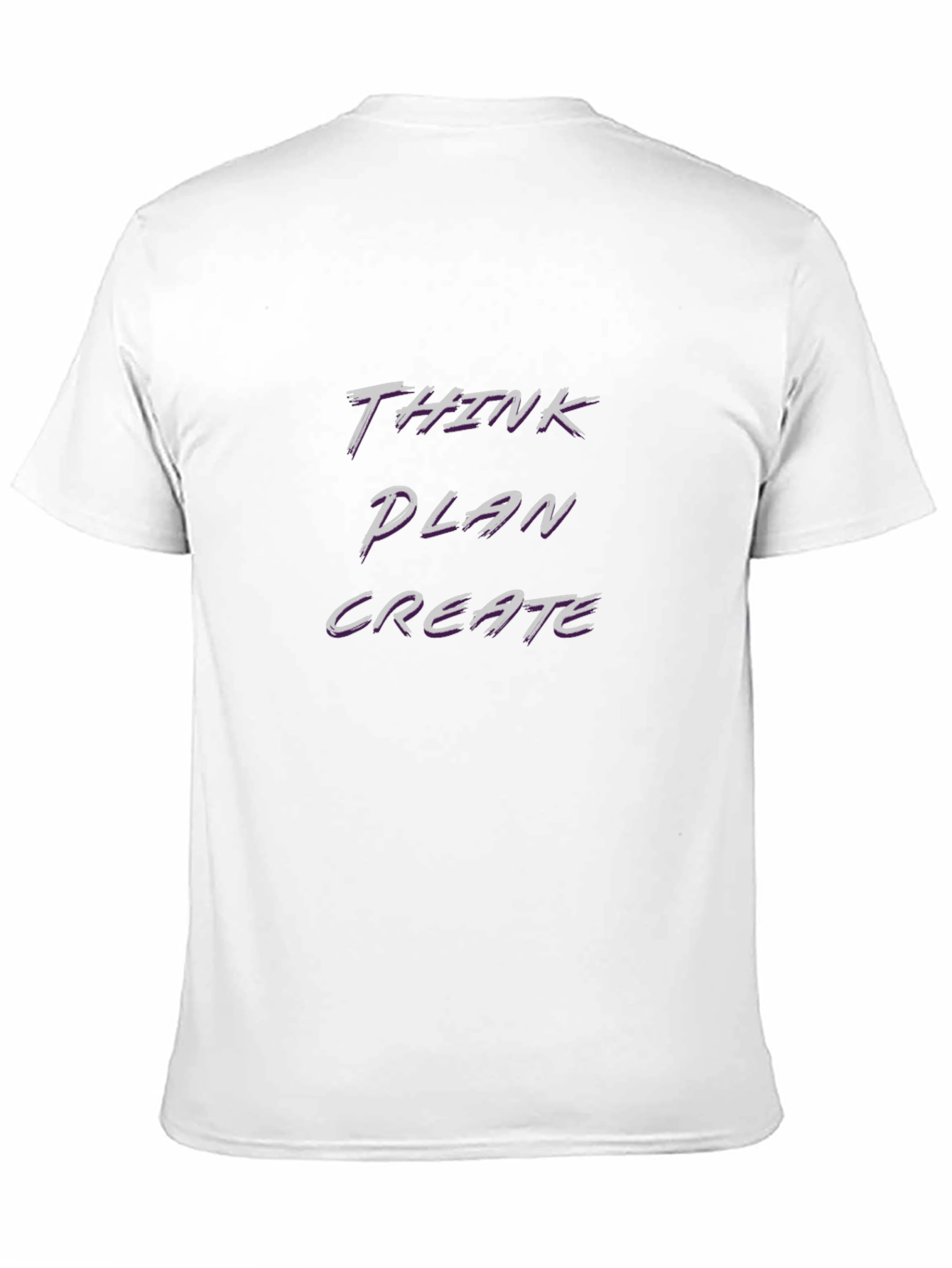 Think Plan Create Black T-Shirt