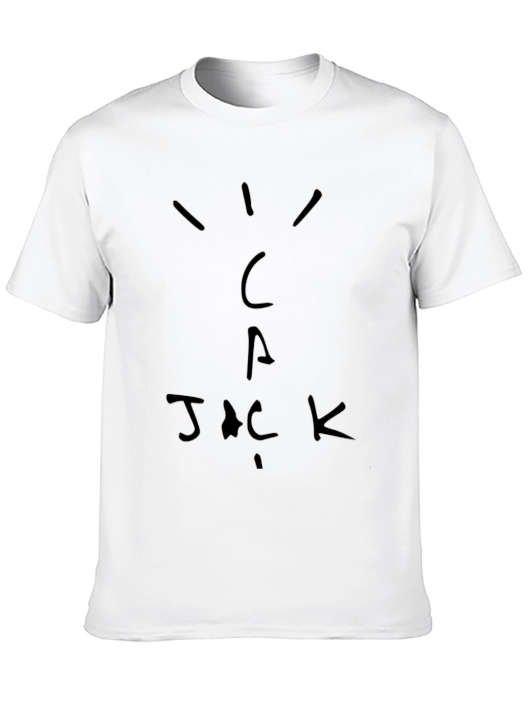 Cactus Jack T-Shirt - Black Cotton Graphic Tee