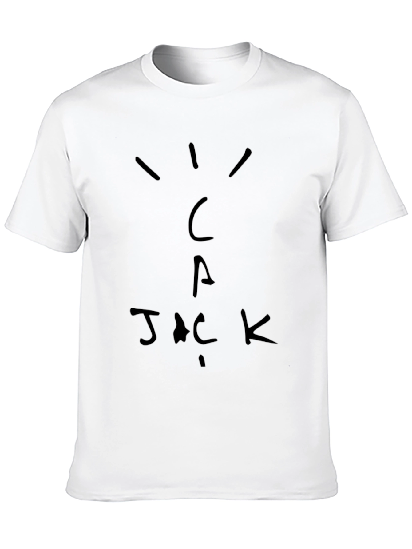 Cactus Jack T-Shirt - Black Cotton Graphic Tee