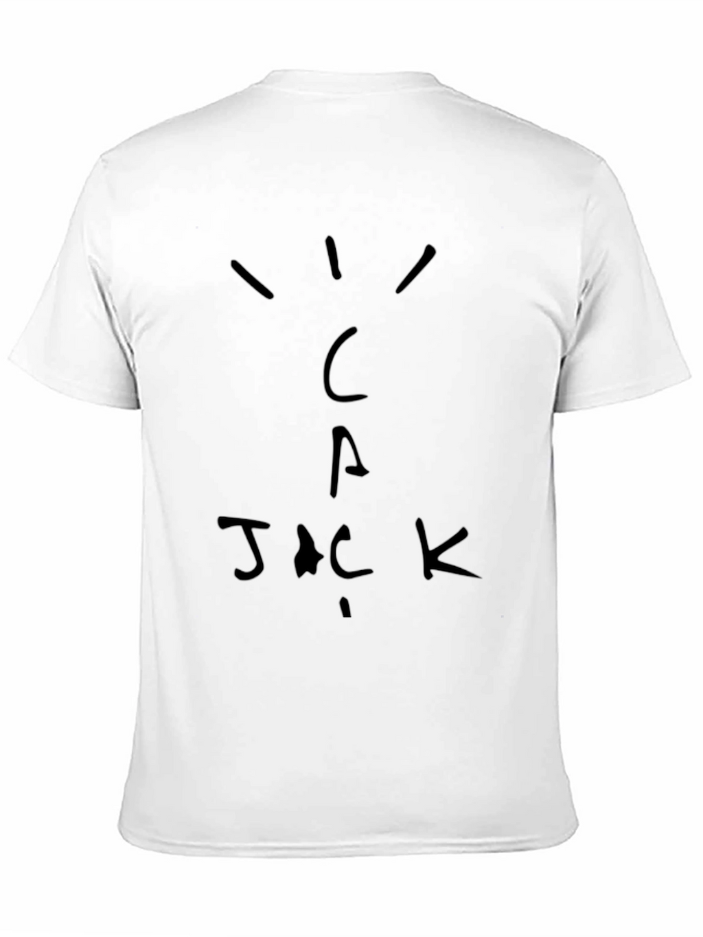 Cactus Jack T-Shirt - Black Cotton Graphic Tee