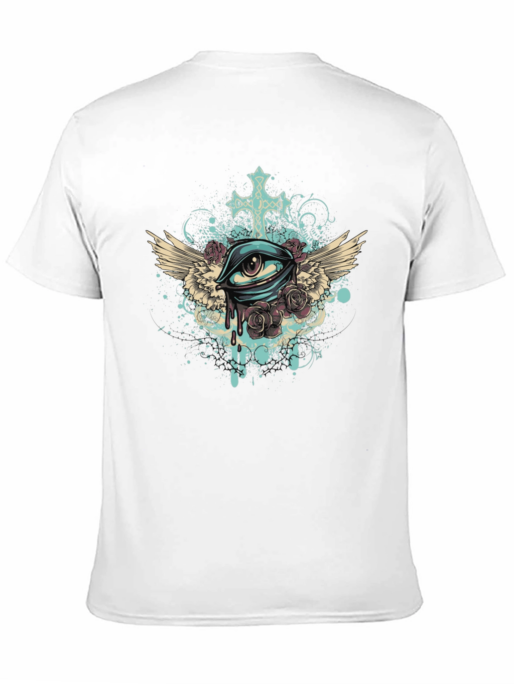 Eye with Wings Graphic Tee - Unique Print