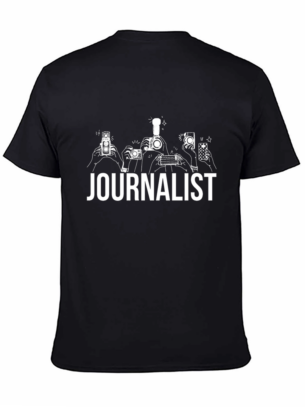 Journalist Graphic T-Shirt - Black