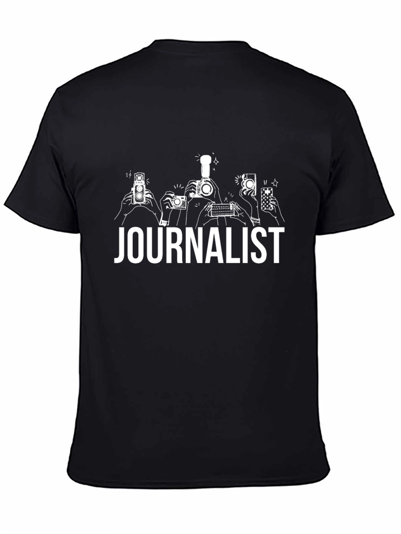 Journalist Graphic T-Shirt - Black