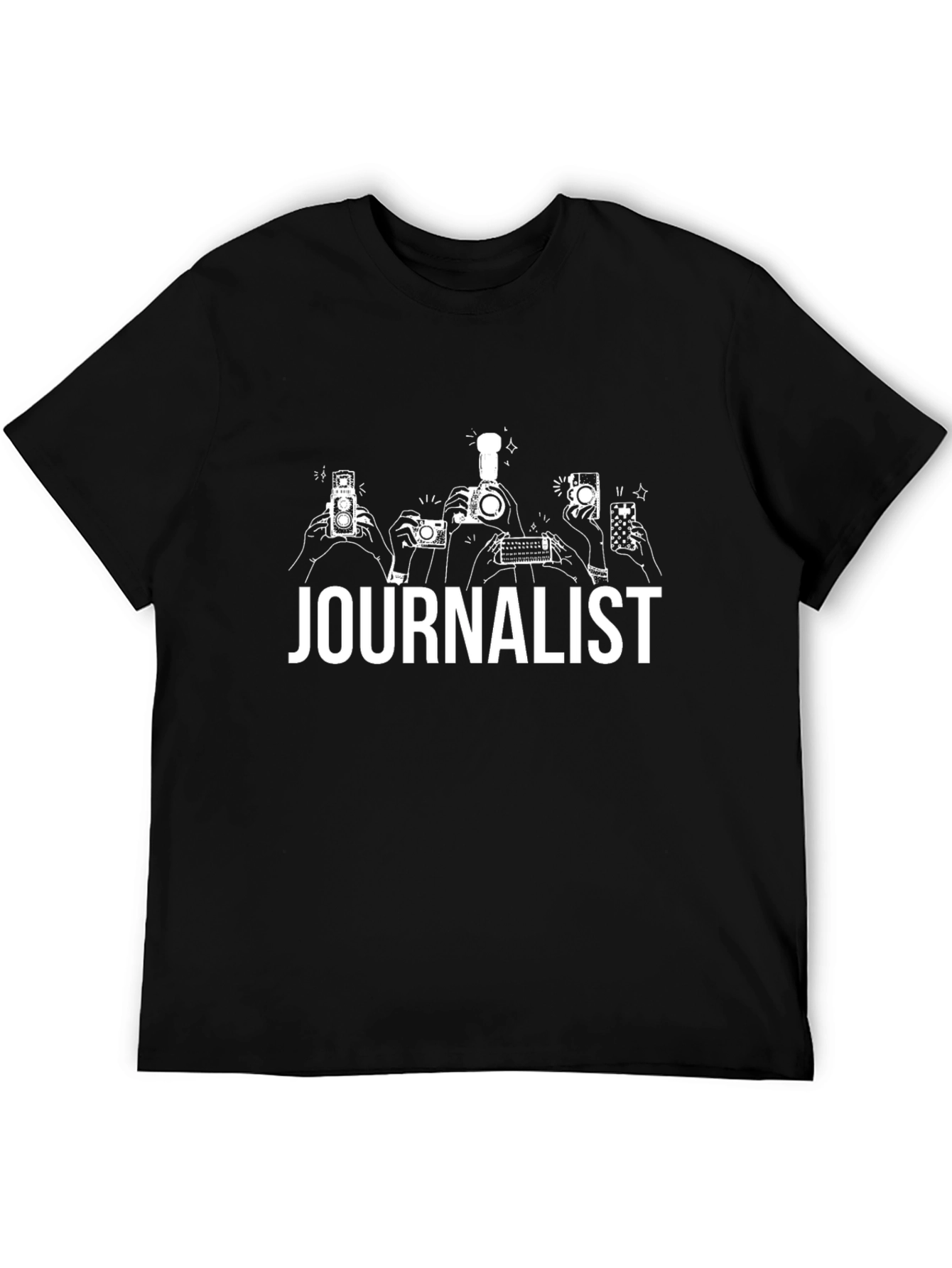 Journalist Graphic T-Shirt - Black