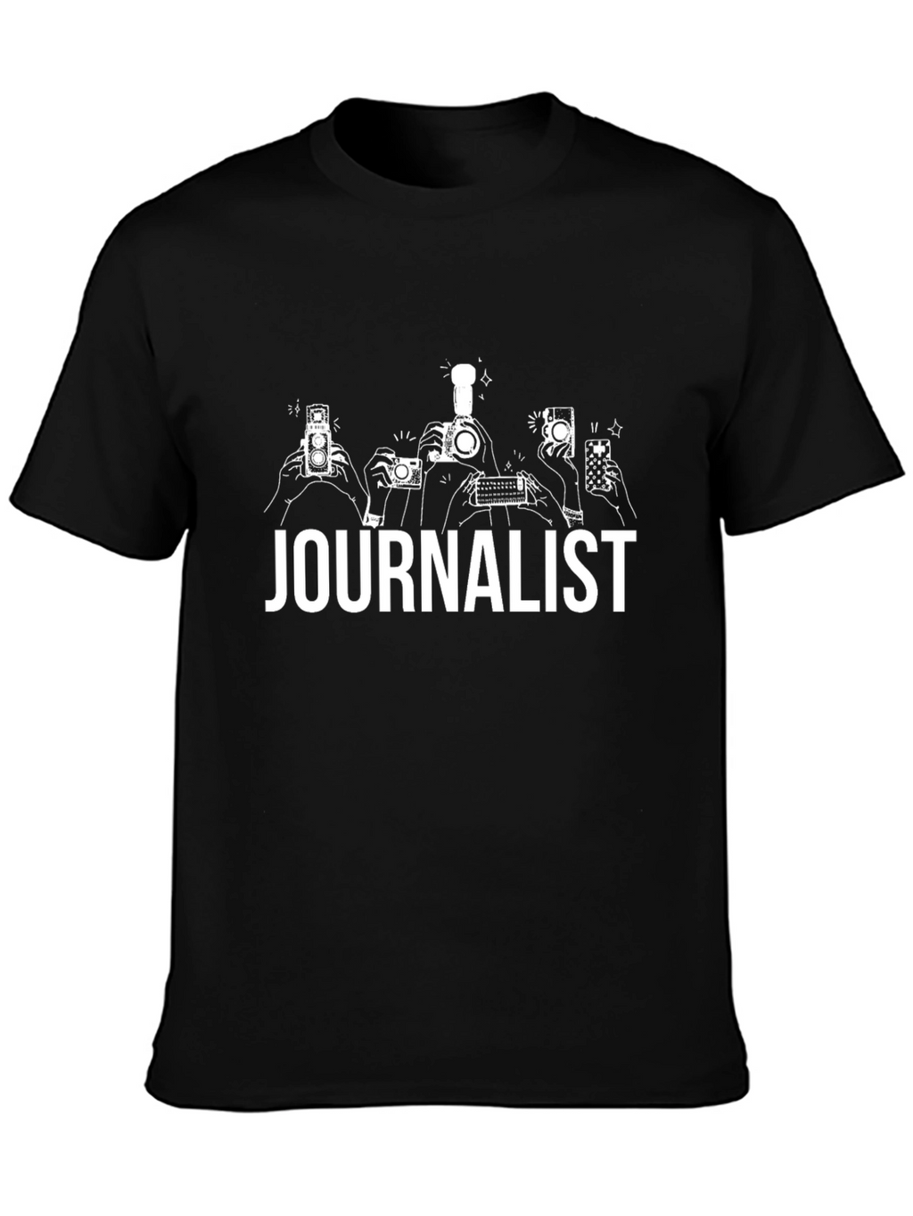 Journalist Graphic T-Shirt - Black